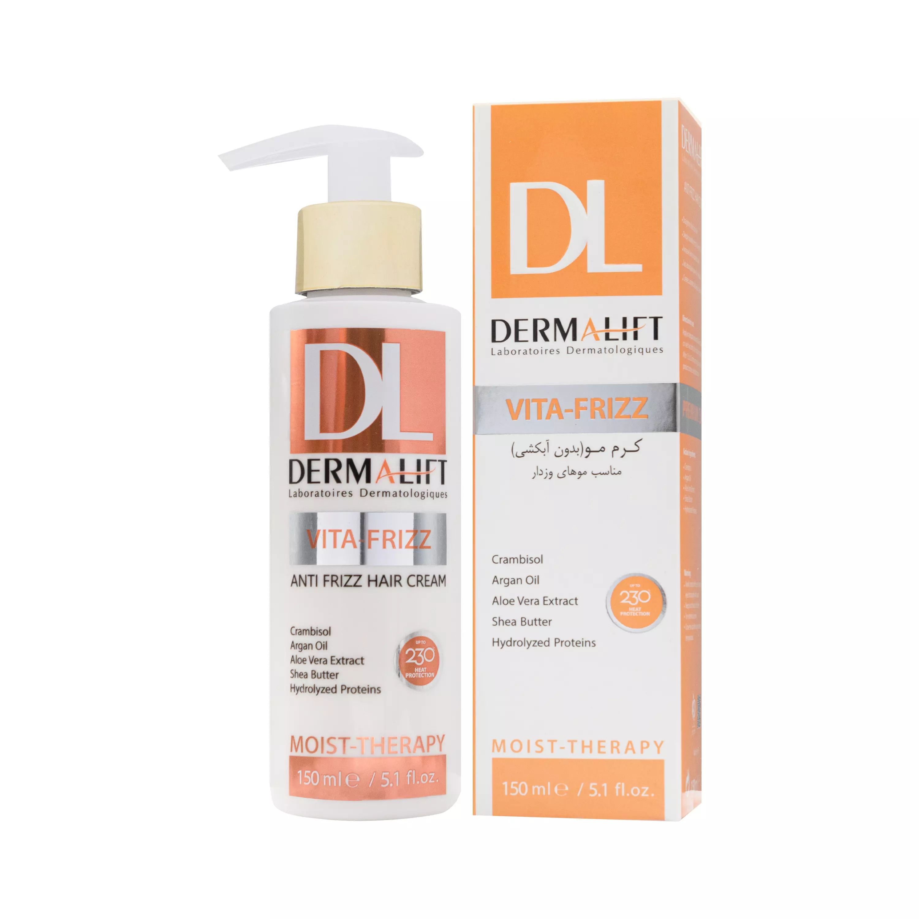 کرم مو بدون آبکشی موهای وزدار ویتا فریز درمالیفت