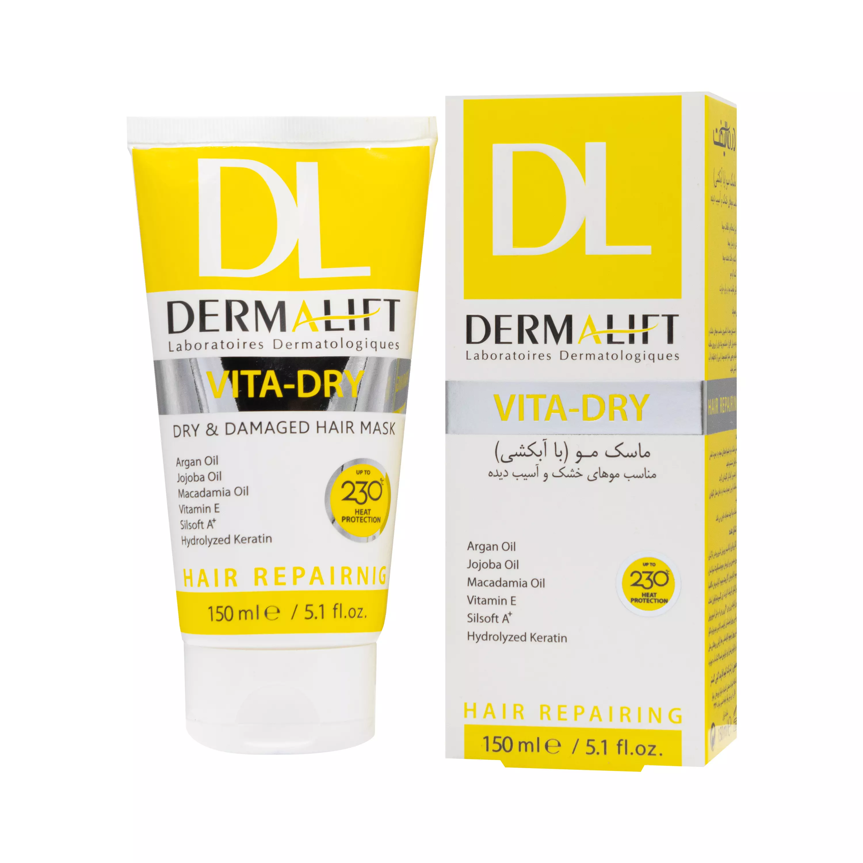 ماسک مو با آبکشی ویتا درای درمالیفت