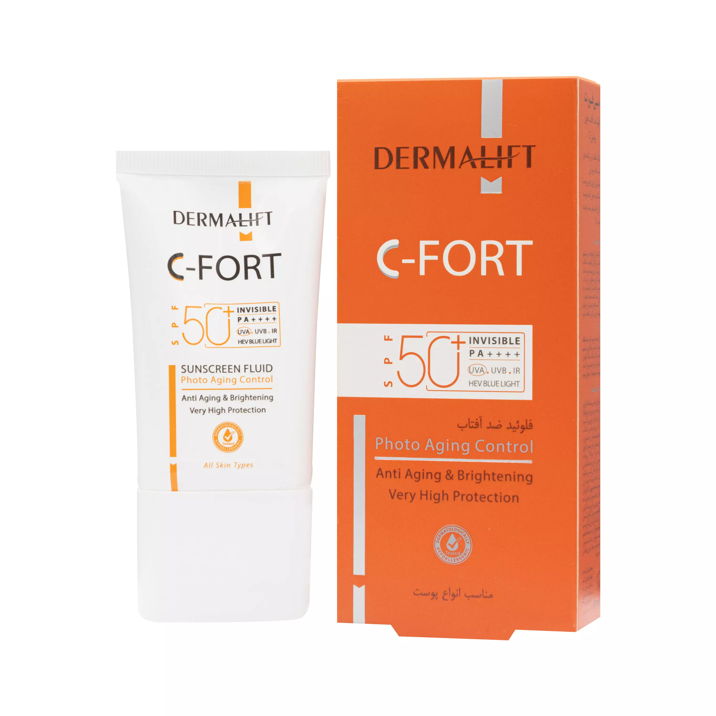 فلوئید ضد آفتاب +SPF50 سی فورت درمالیفت