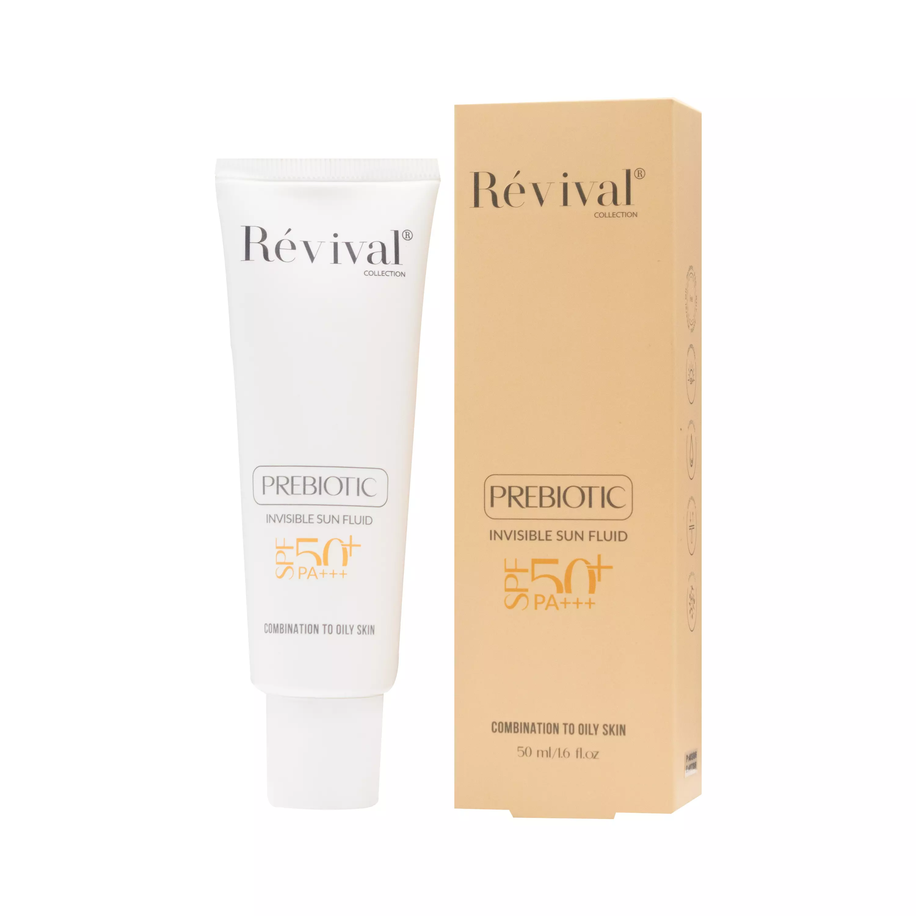 فلوئید ضد آفتاب +SPF50 پوست چرب رویوال