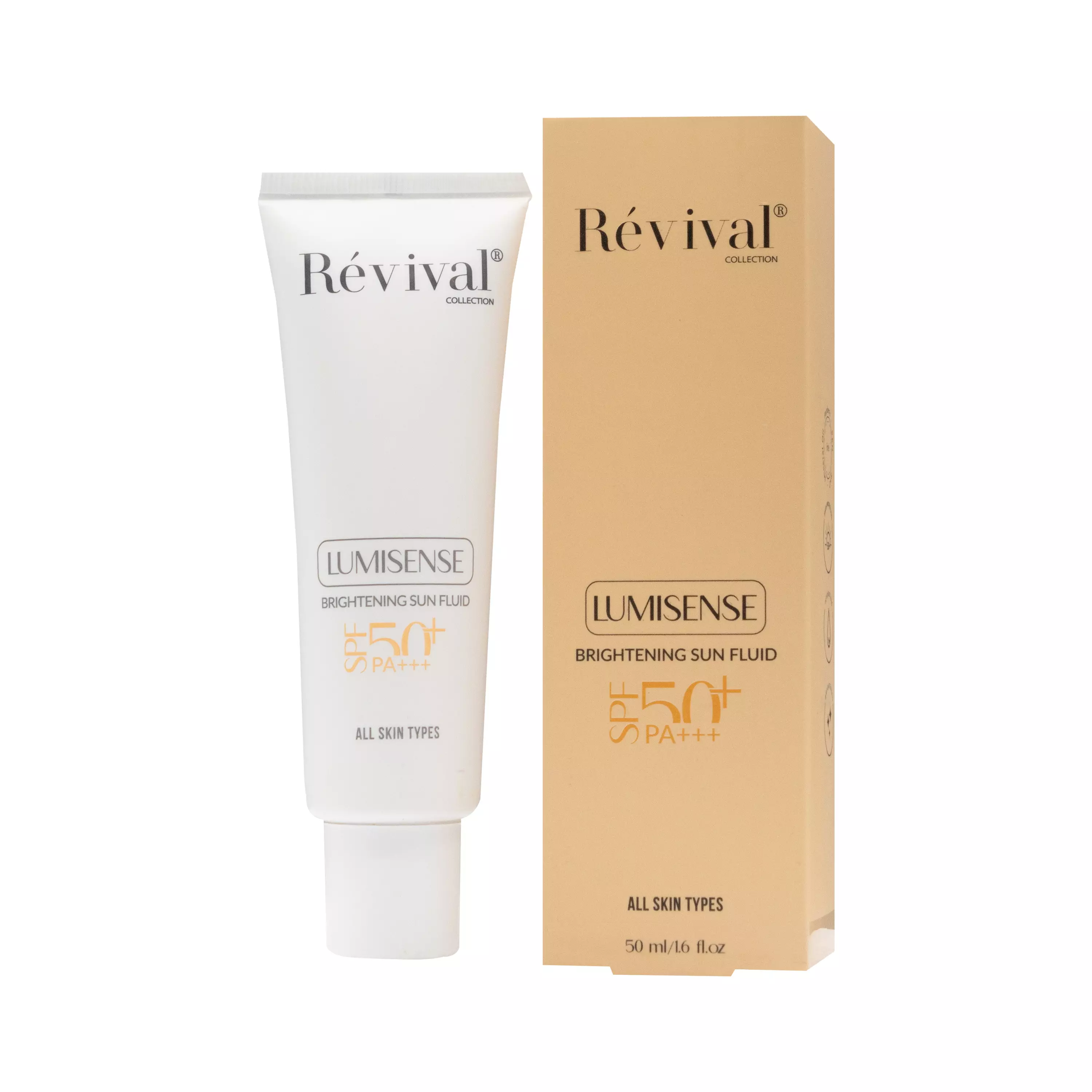 فلوئید ضدآفتاب روشن کننده SPF50 رویوال