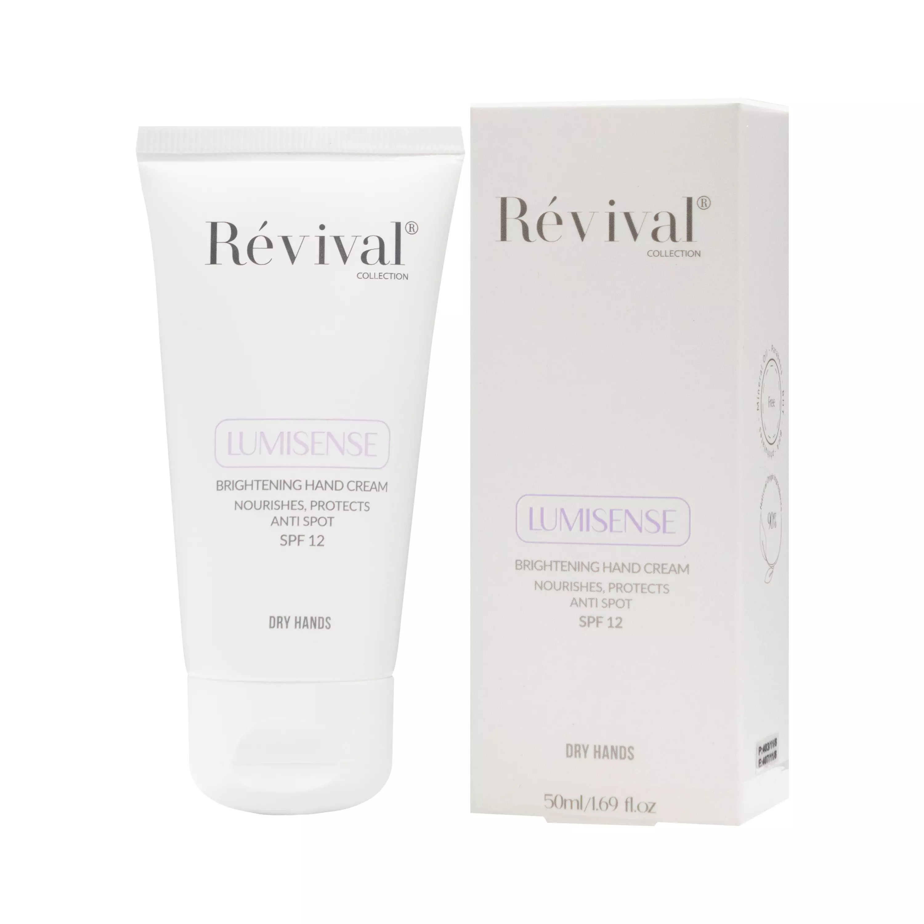 کرم روشن کننده دست SPF12 رویوال