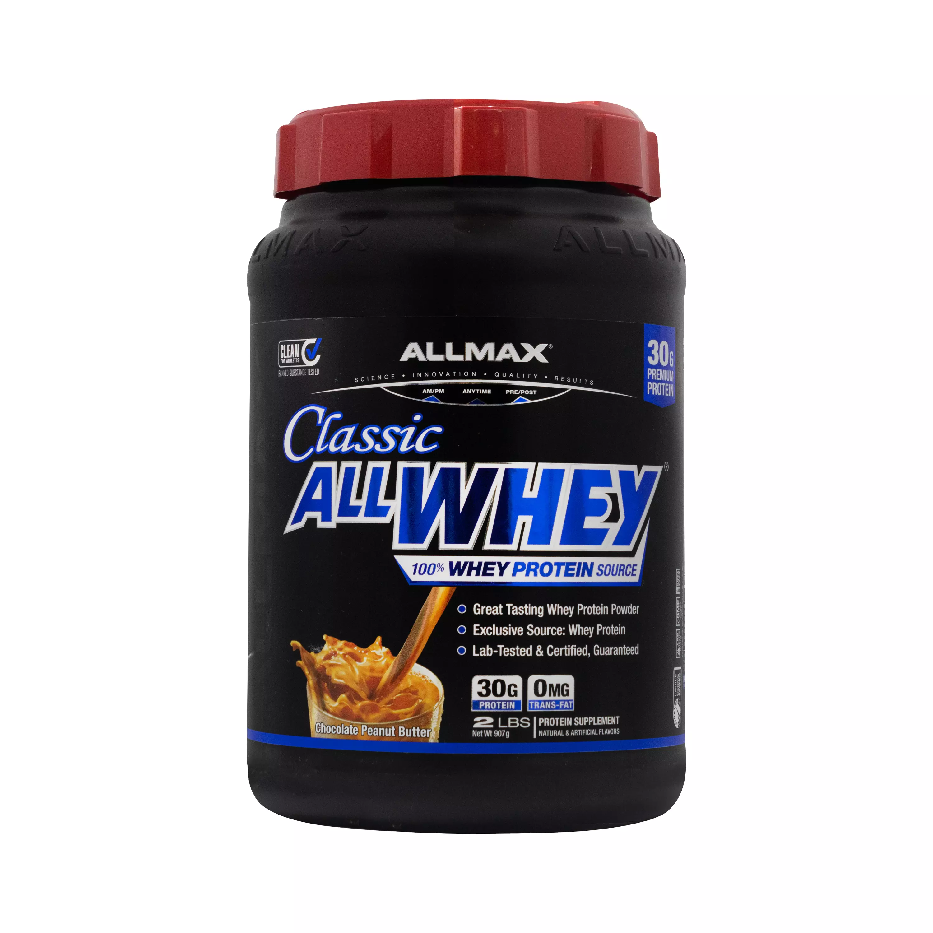 پودر آل وی پروتئین طعم شکلات کره بادام زمینی 907 گرمی آلمکس