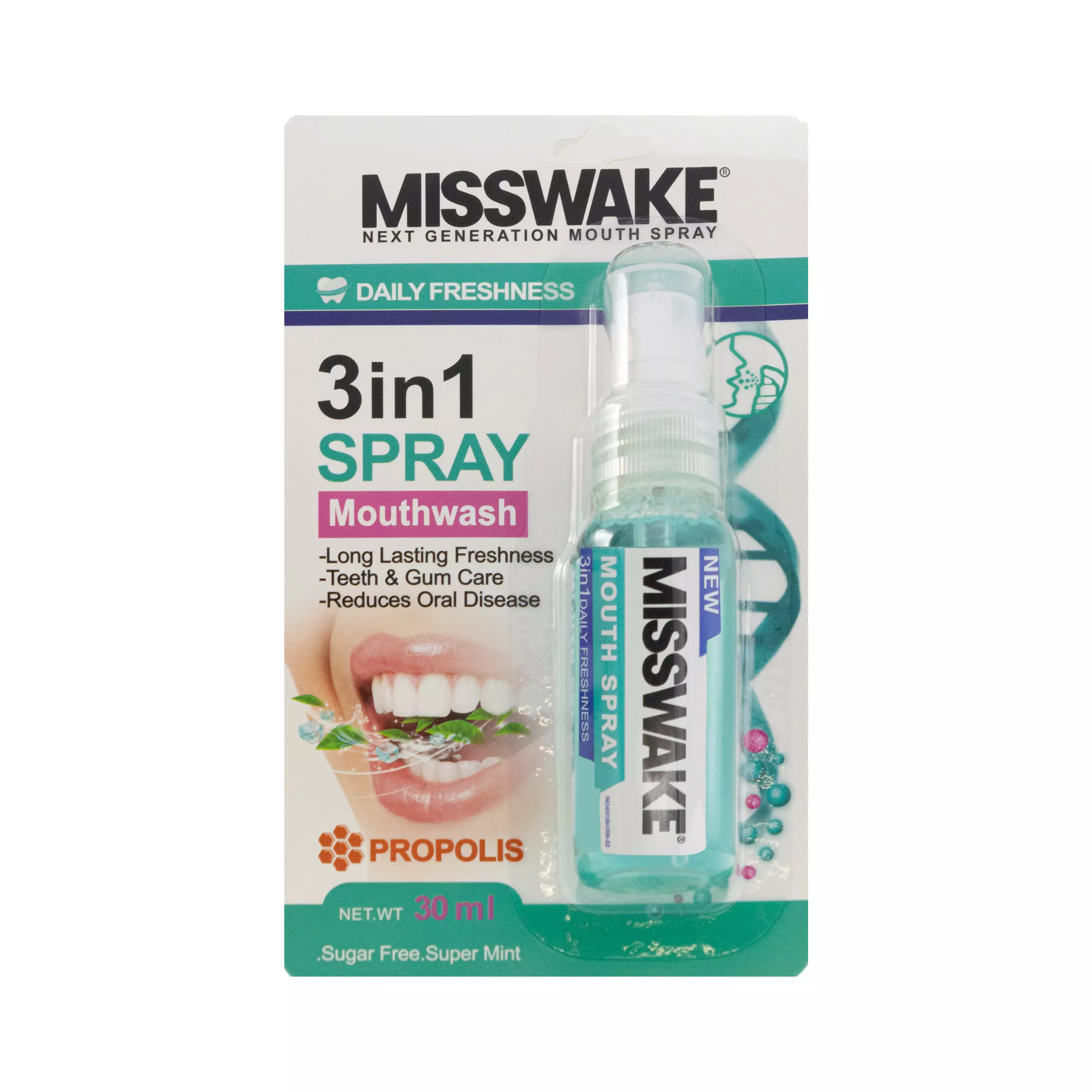 اسپری دهانشویه خوشبو کننده با طعم نعنا میسویک