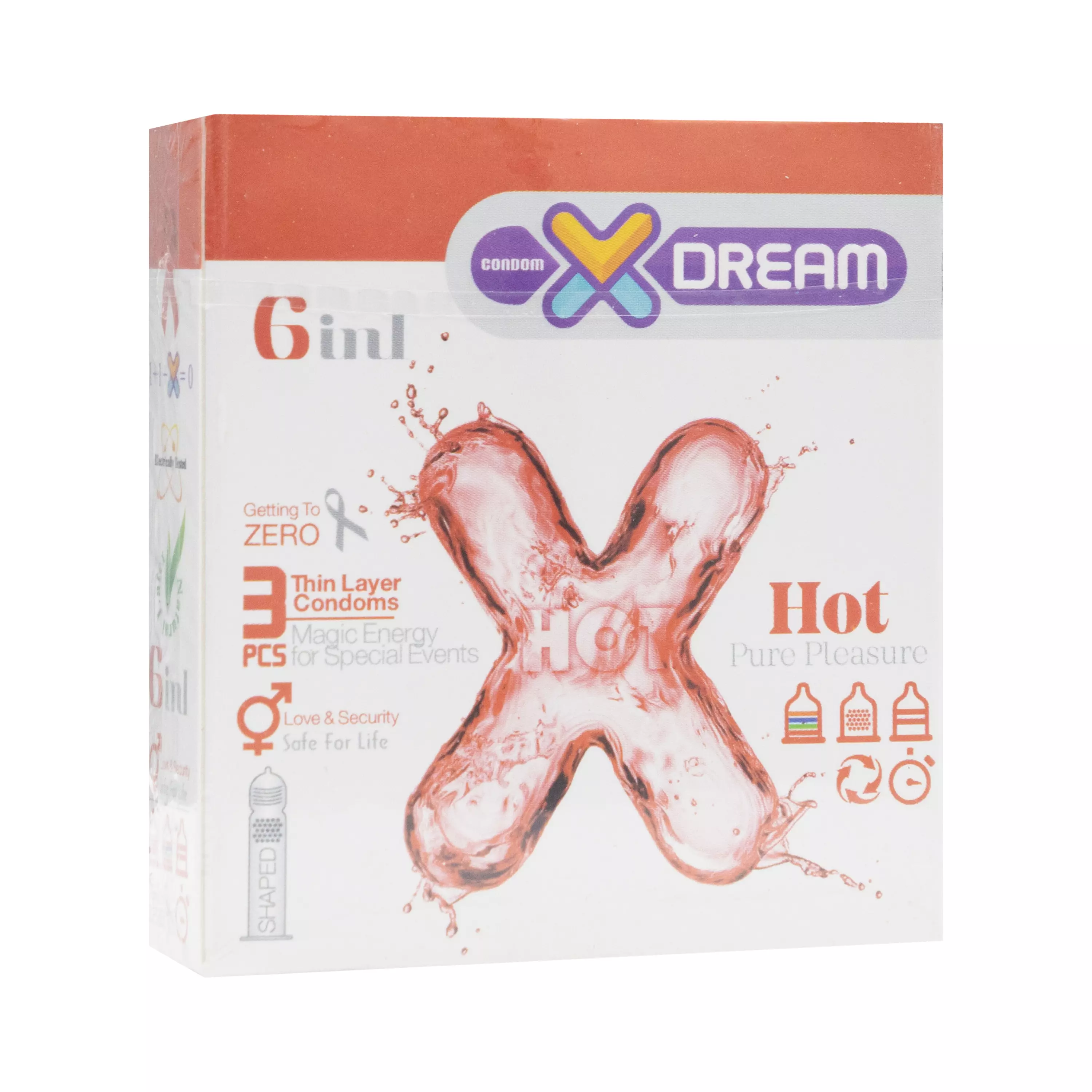 کاندوم هات بسته 3 عددی ایکسدریم