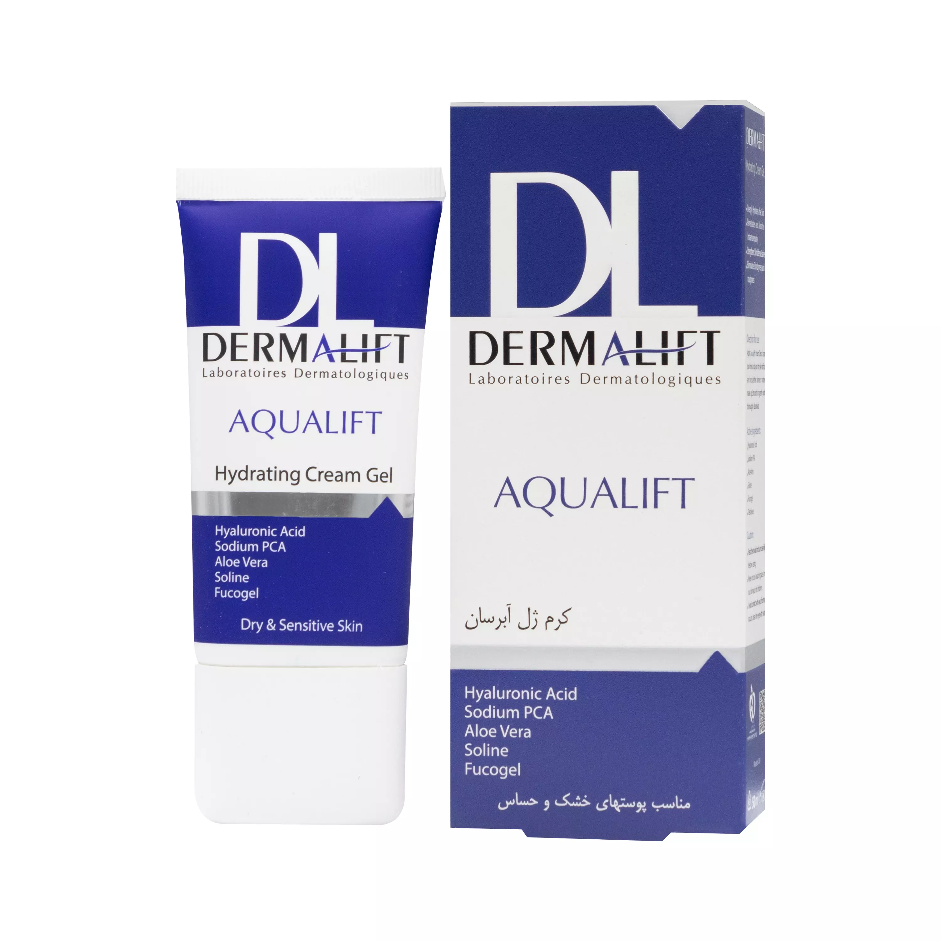 کرم ژل آبرسان پوست خشک آکوالیفت درمالیفت