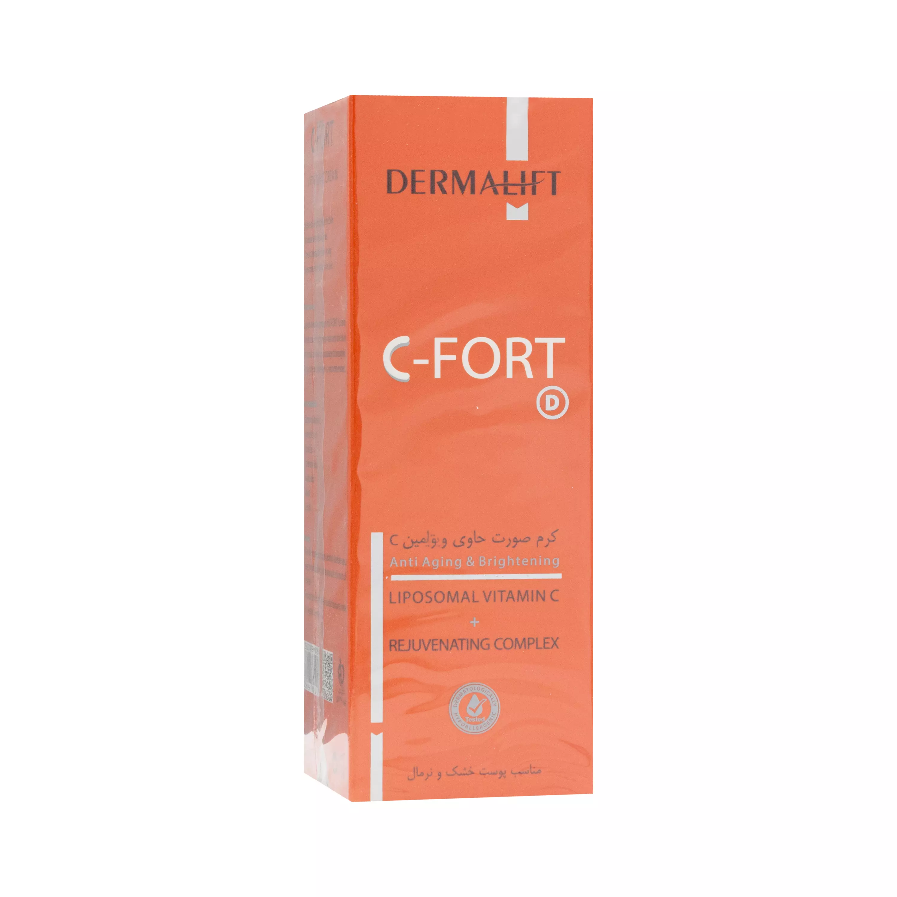 کرم صورت پوست خشک و نرمال سی فورت درمالیفت