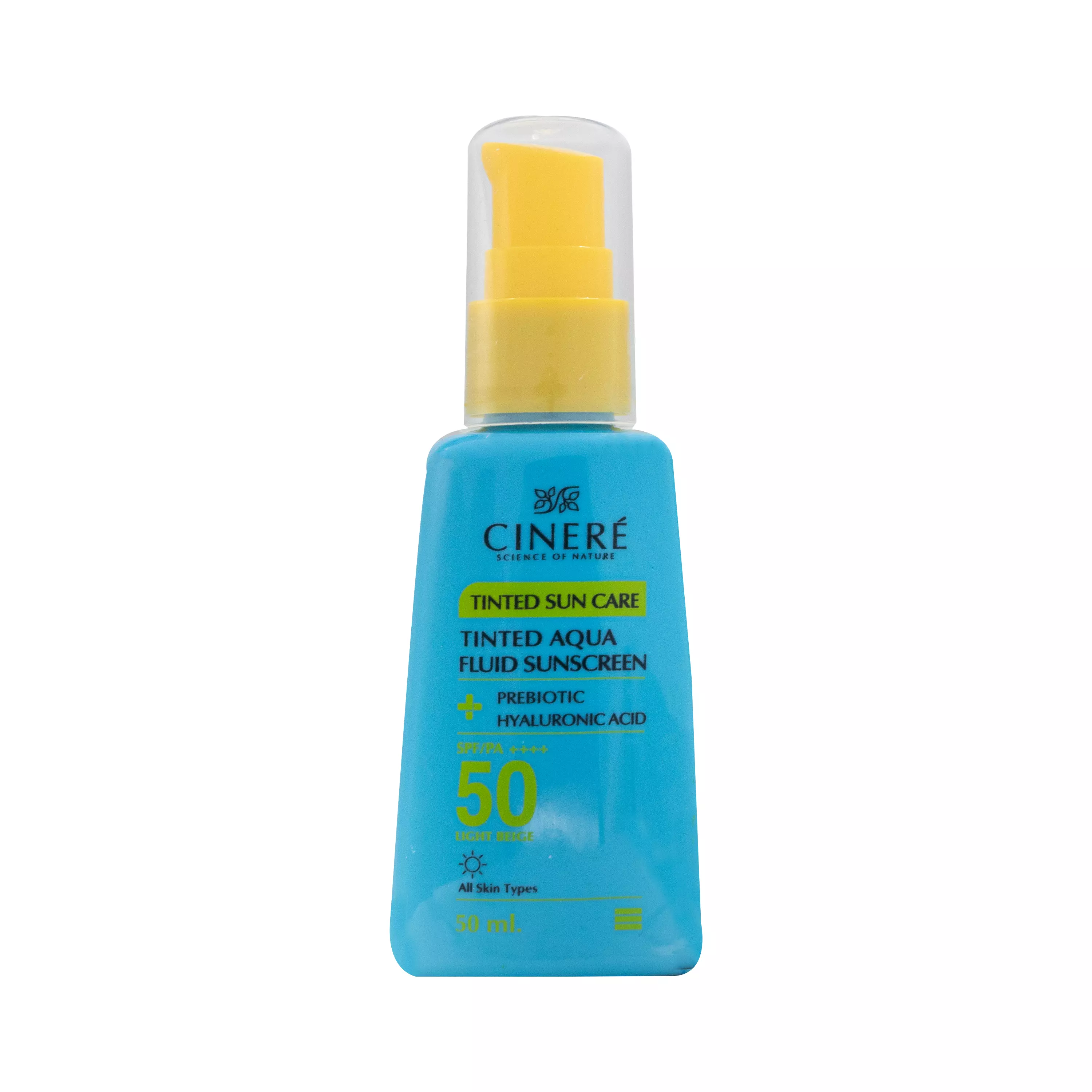 فلوئید ضد آفتاب رنگی SPF50 بژ روشن سینره