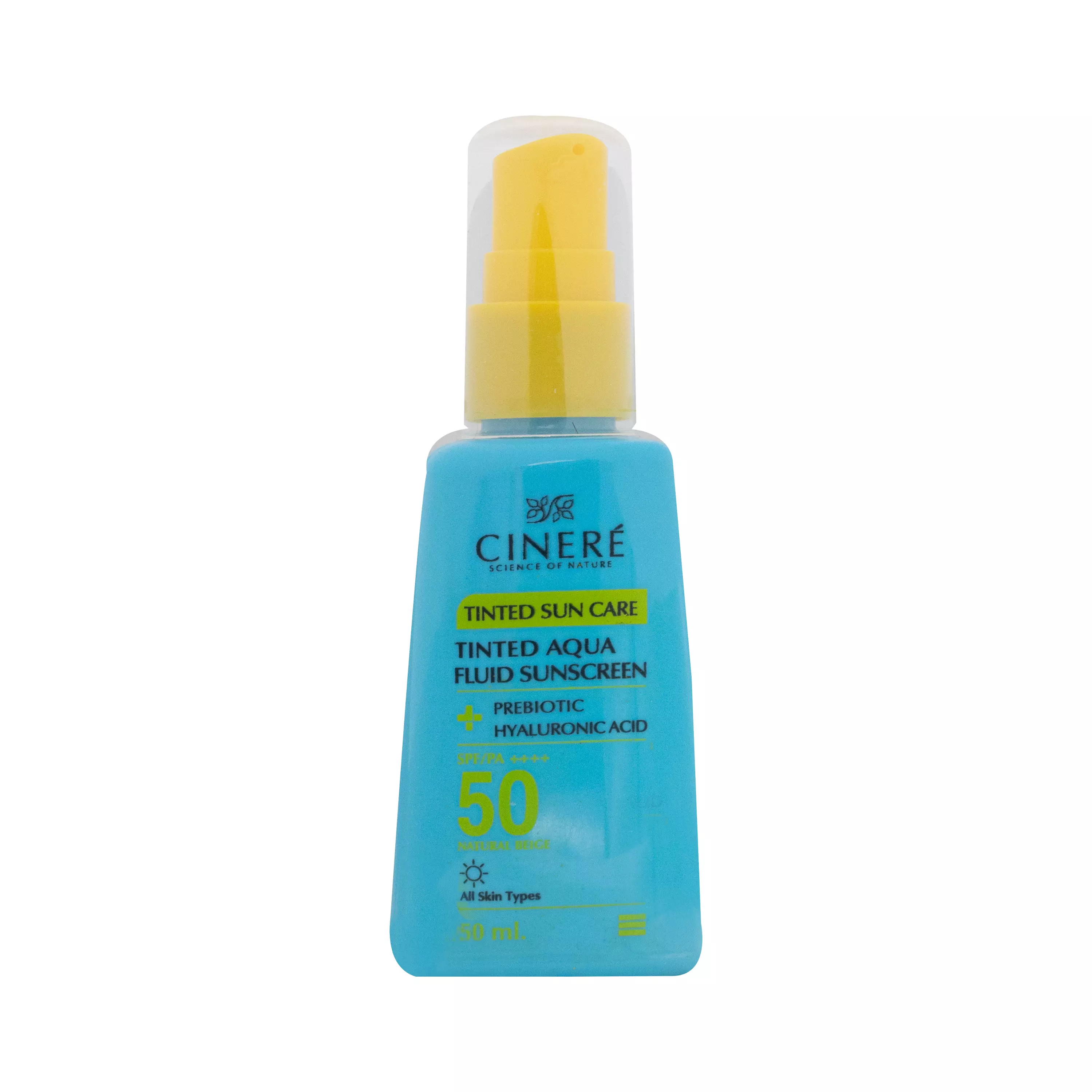 فلوئید ضد آفتاب رنگی SPF50 بژ طبیعی سینره