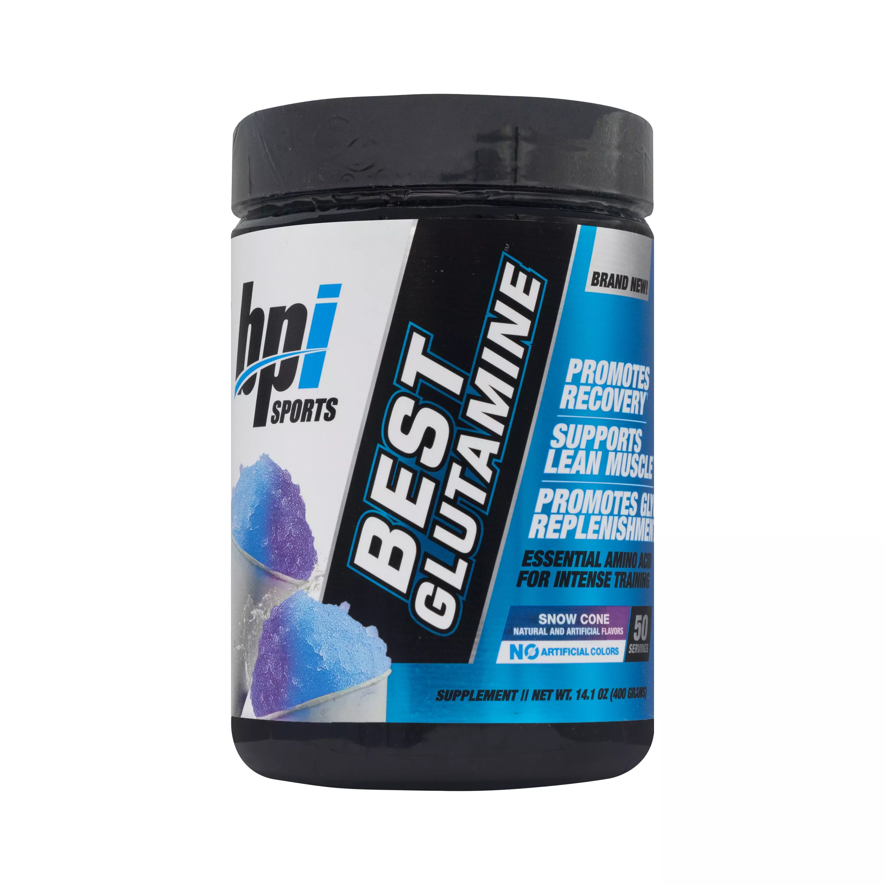 پودر بست گلوتامین بستنی برفی 400 گرمی بی پی آی اسپورت