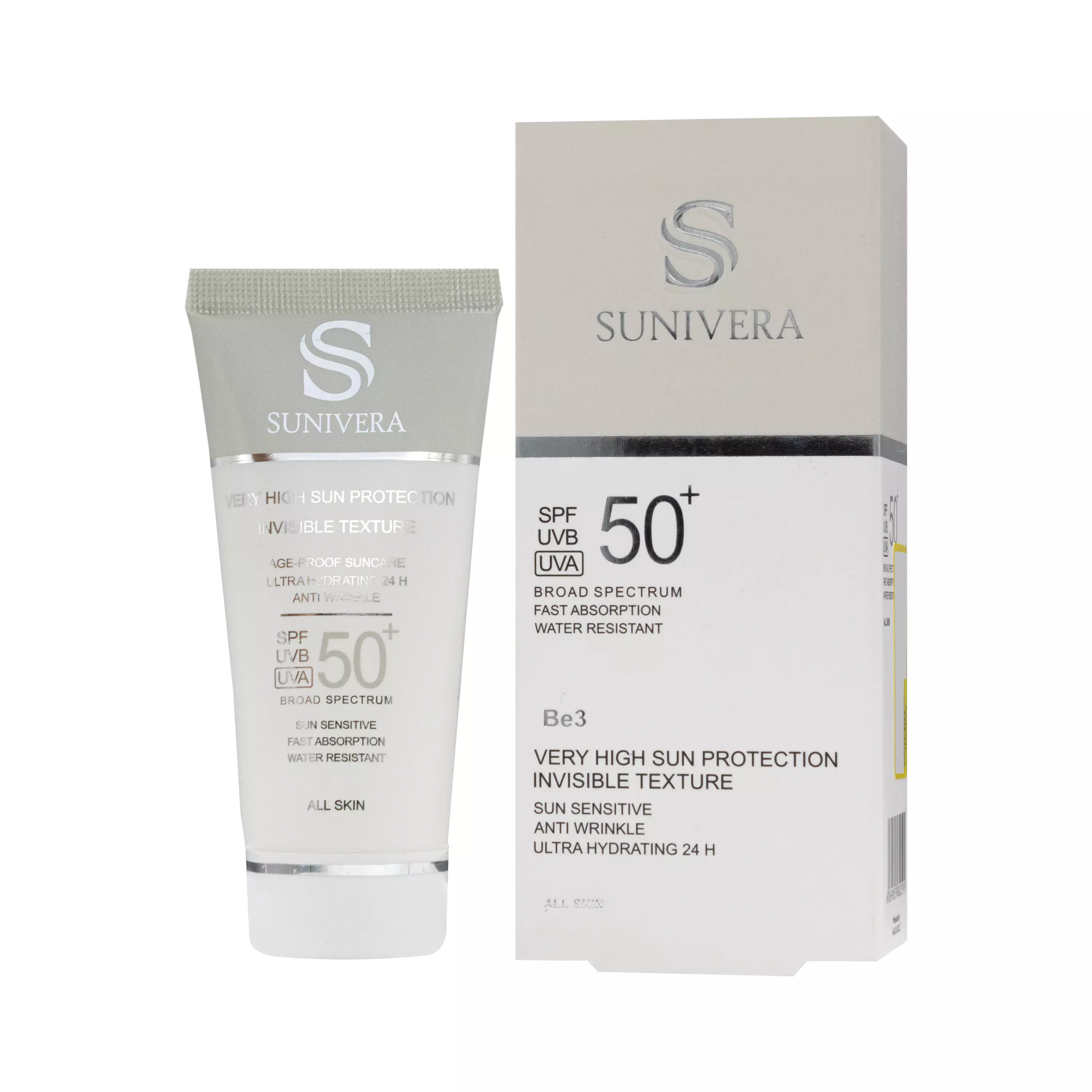 کرم ضد آفتاب بدون رنگ SPF50 سانیورا