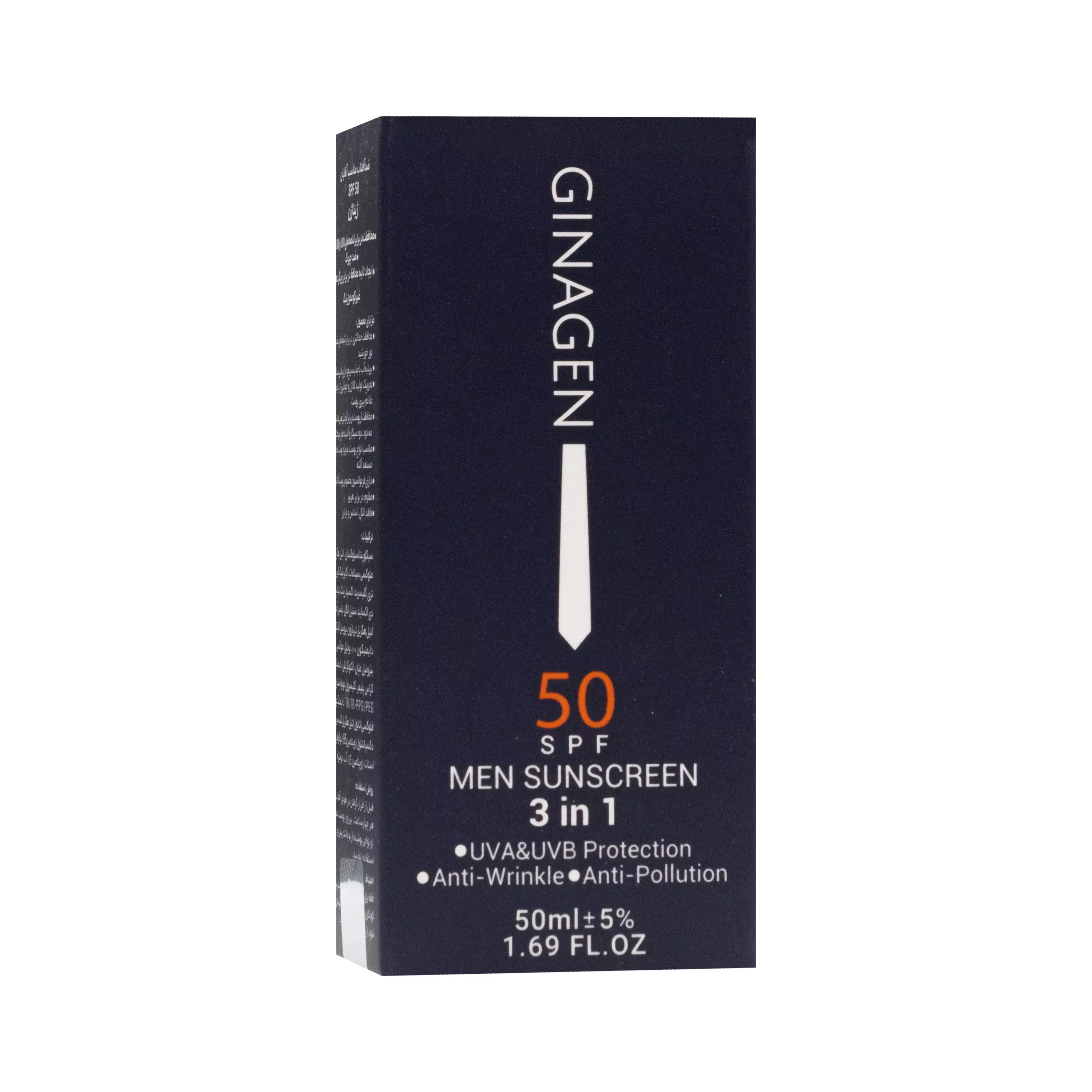 کرم ضد آفتاب 3 در 1 آقایان SPF50 ژیناژن