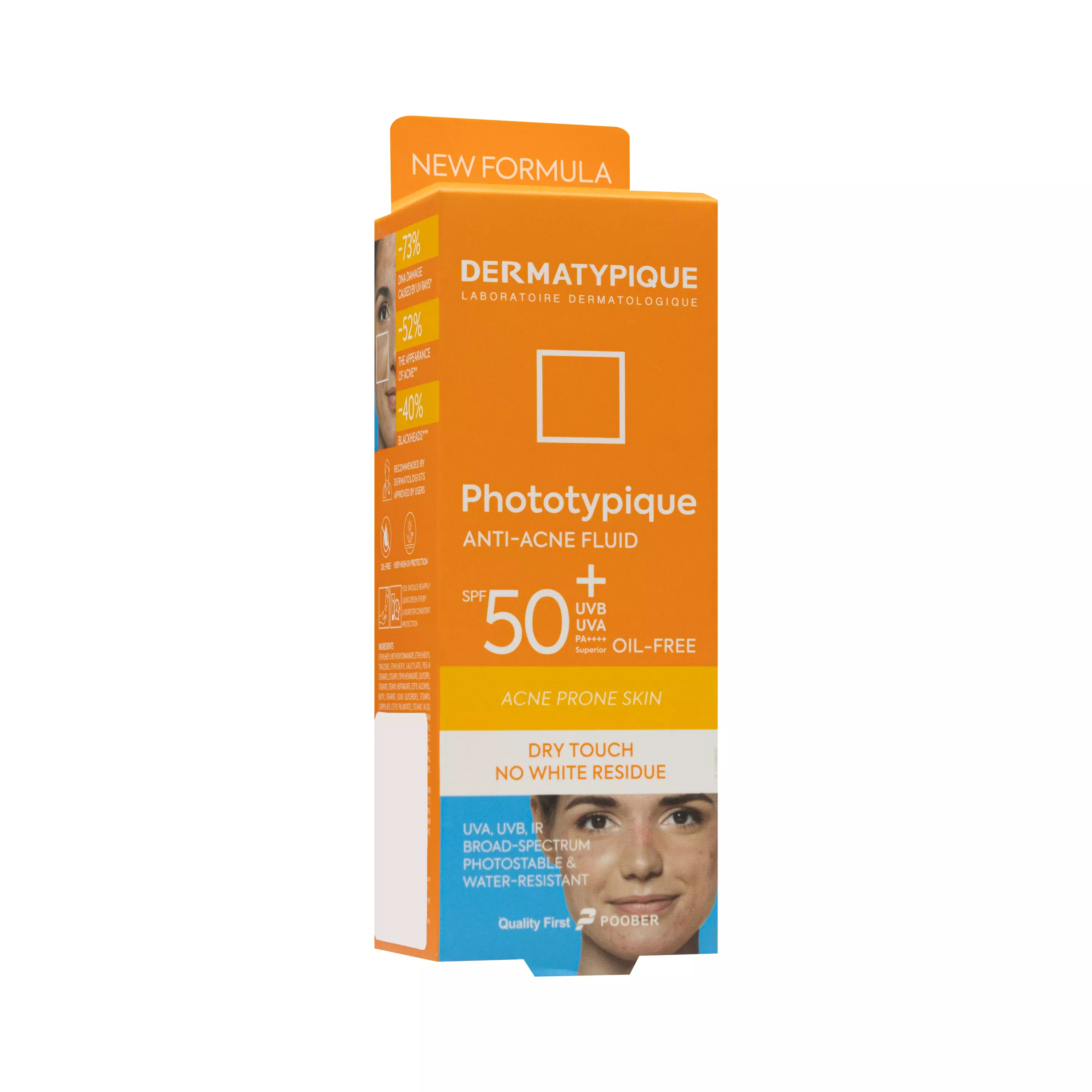 فلوئید ضد آفتاب پوست چرب و جوش دار SPF50 فتوتیپیک درماتیپیک