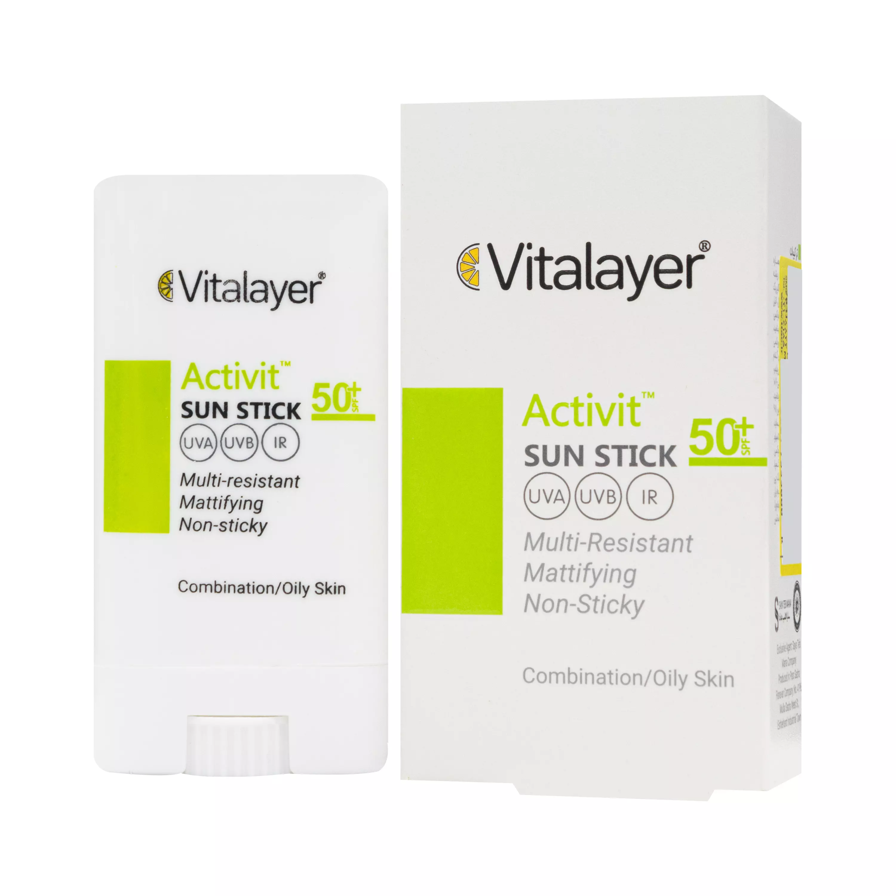 ضد آفتاب استیکی SPF50 اکتی ویت پوست چرب و مختلط ویتالیر