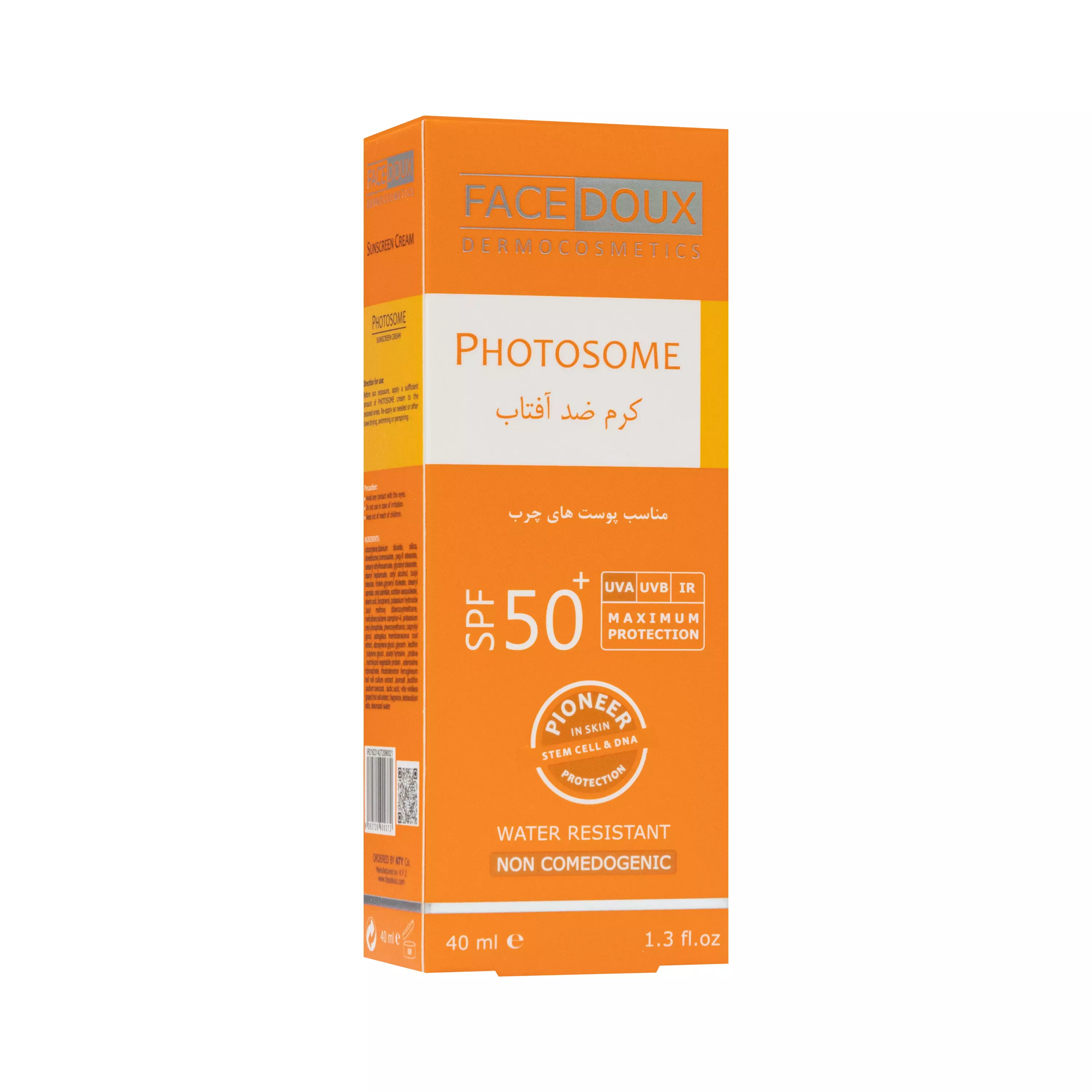 کرم ضد آفتاب +SPF50 پوست چرب فوتوزوم فیس دوکس