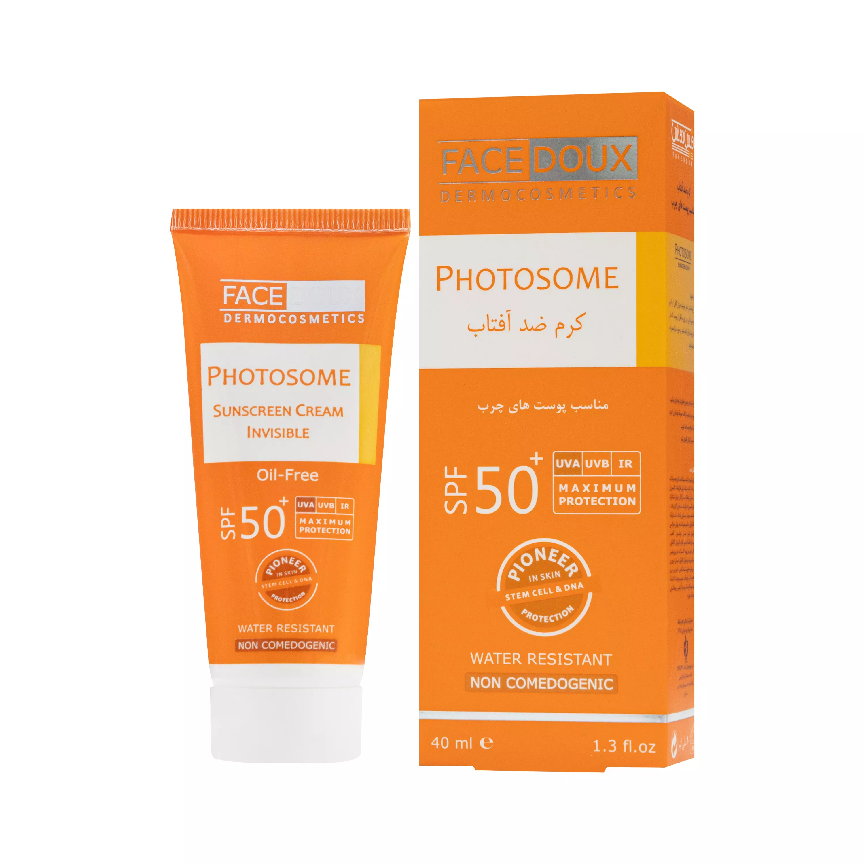 کرم ضد آفتاب +SPF50 پوست چرب فوتوزوم فیس دوکس