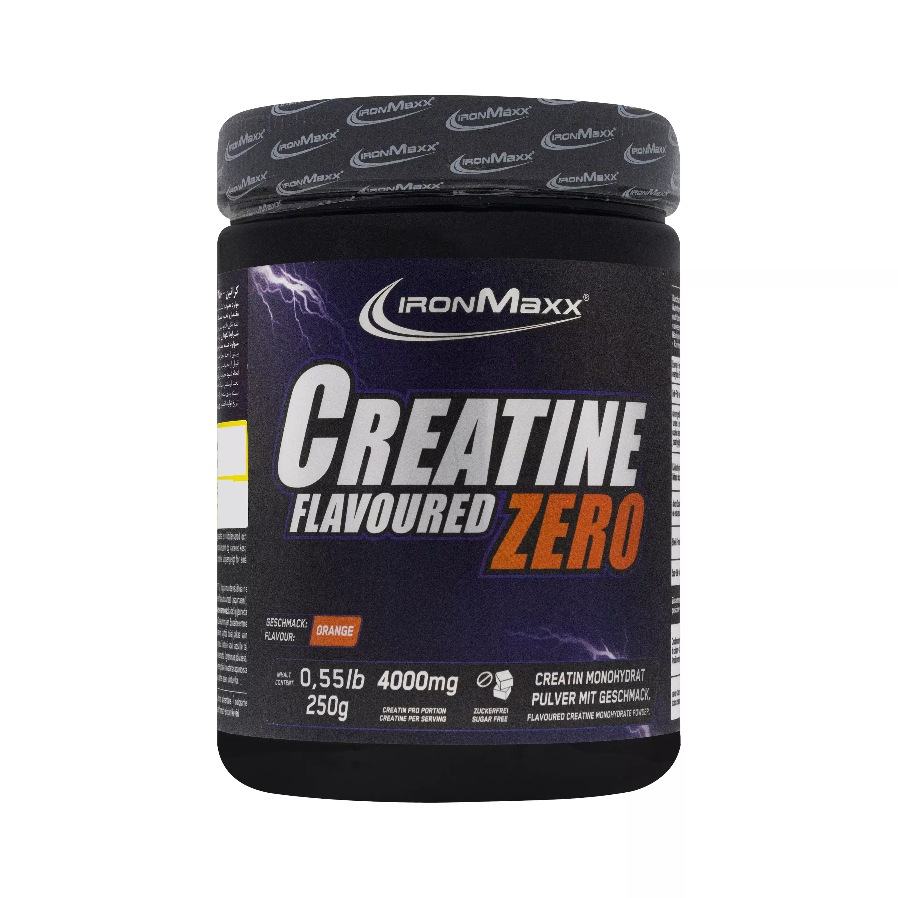 پودر کراتین زیرو پرتقالی 250 گرمی آیرون مکس