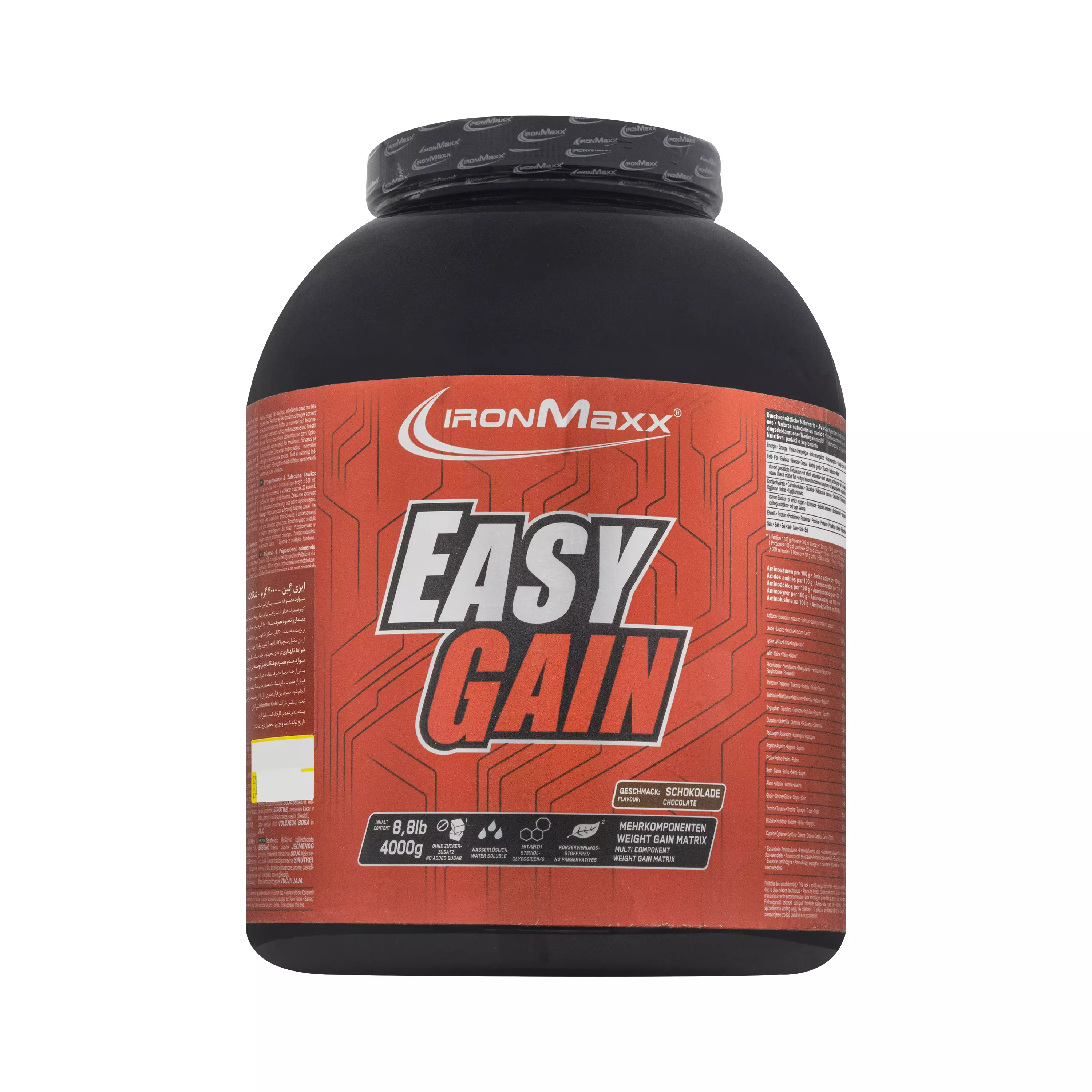 پودر ایزی گین شکلاتی 4000 گرمی آیرون مکس