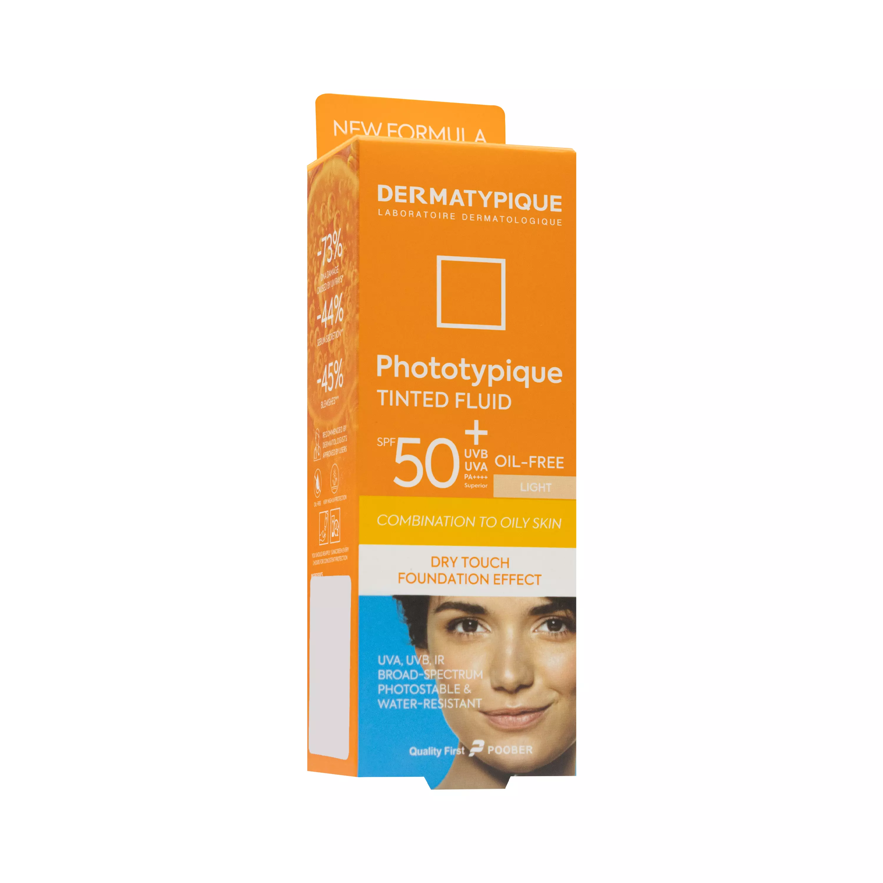 کرم ضد آفتاب پوست چرب spf50 رنگ روشن فتوتیپیک درماتیپیک