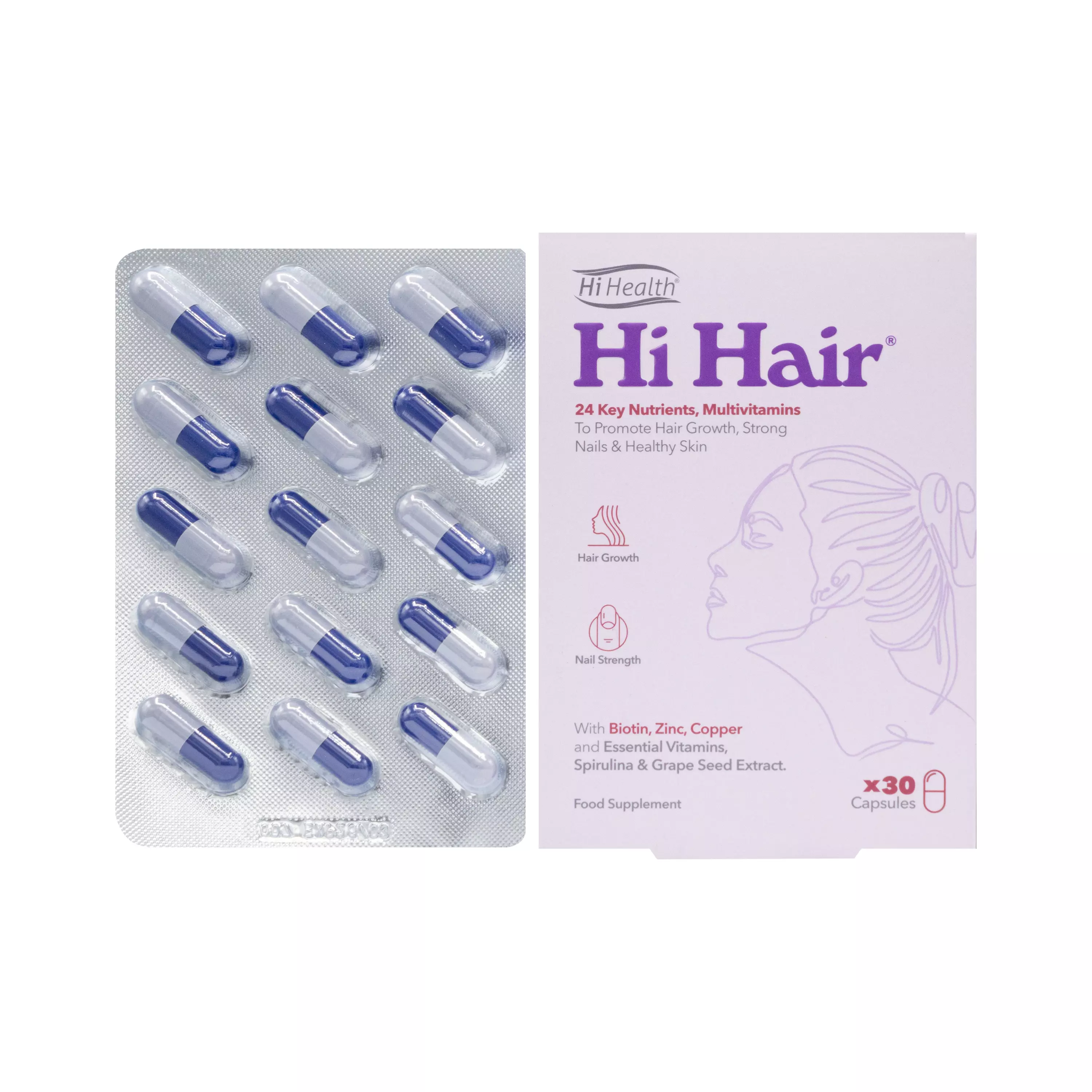 کپسول مولتی ویتامین های هیر های هلث