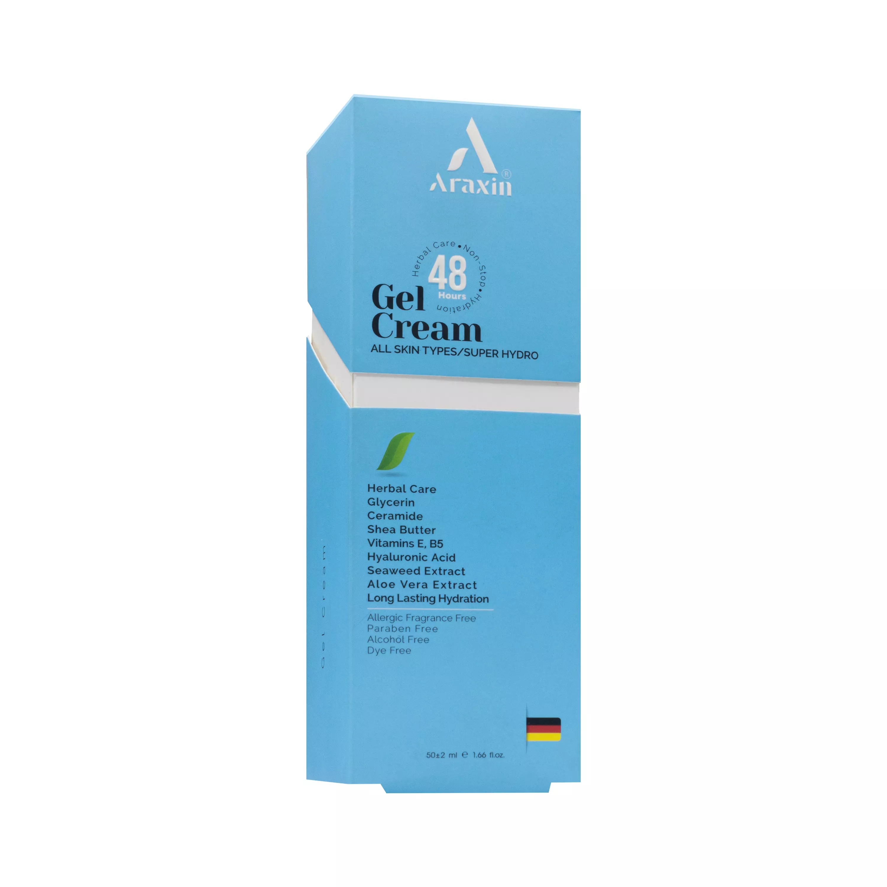 ژل کرم سوپر آبرسان گیاهی با ماندگاری بالا آراکسین