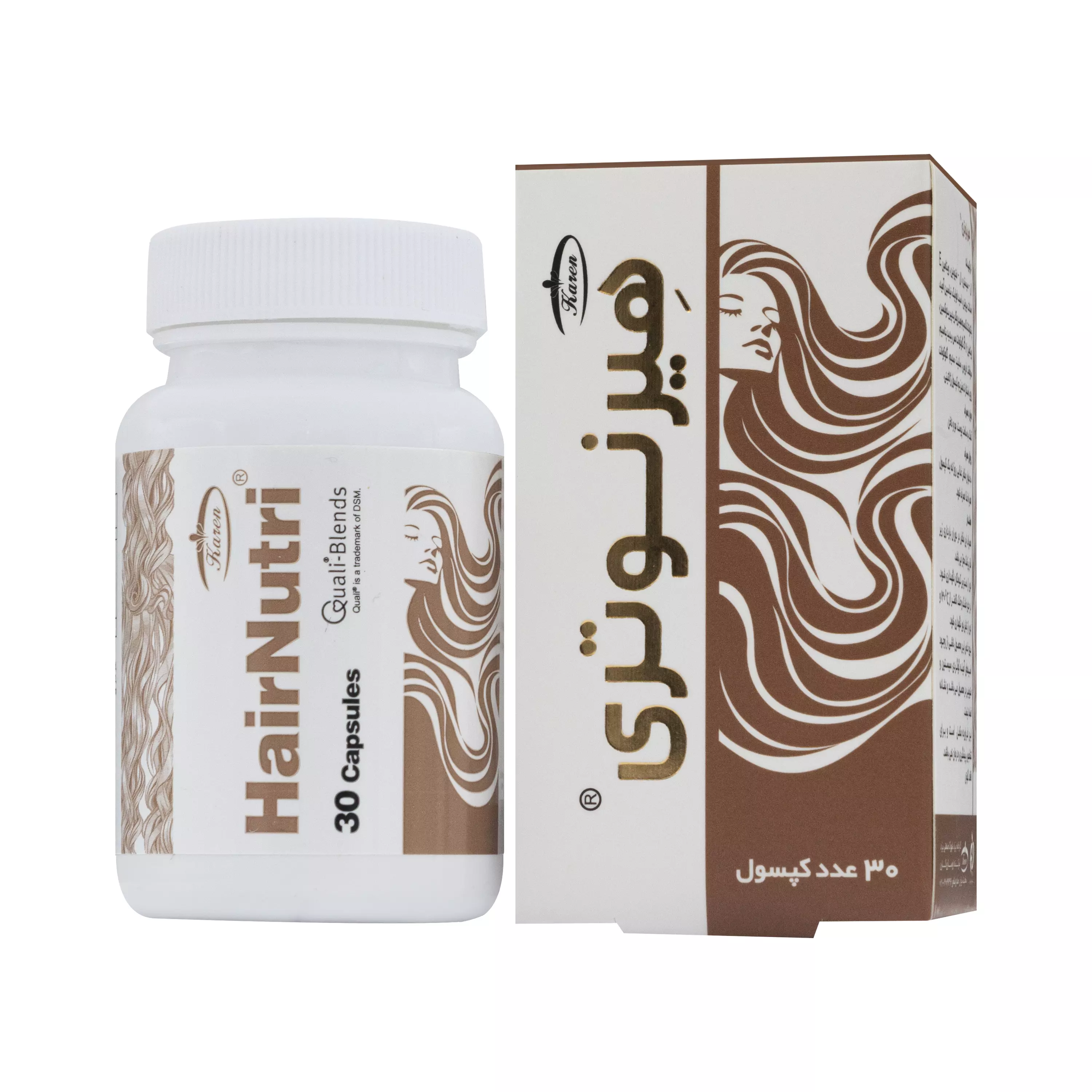 کپسول هیر نوتری قوطی 30 عددی کارن