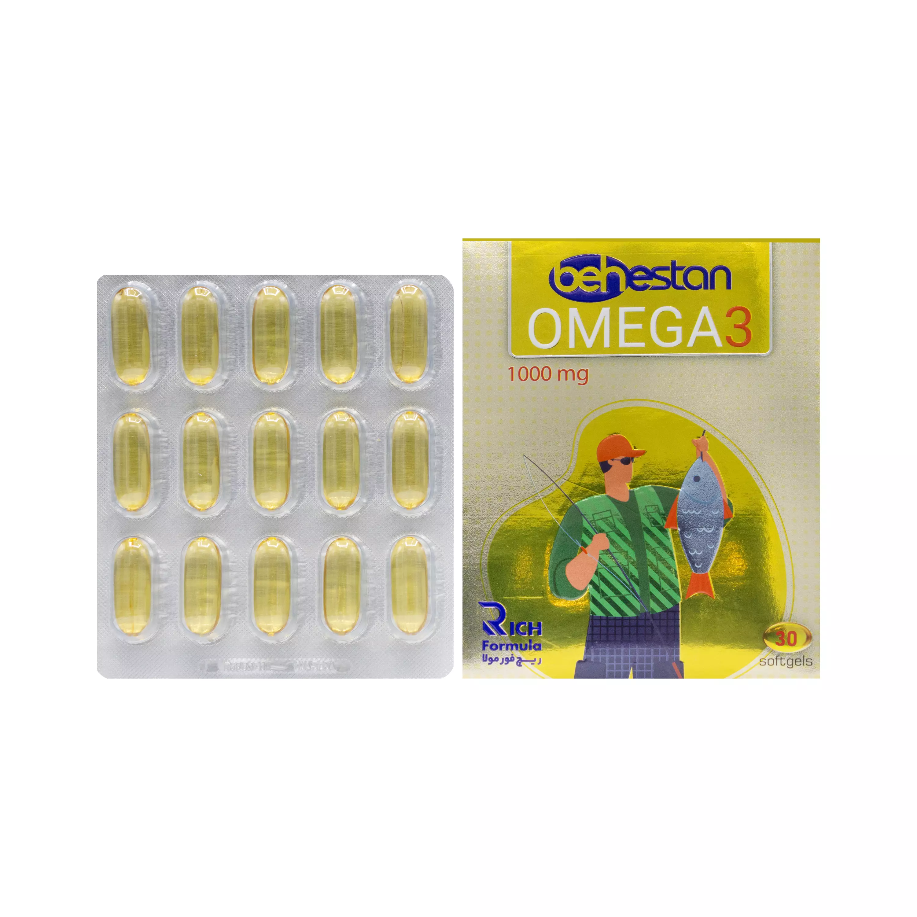سافت ژل امگا 3 بهستان