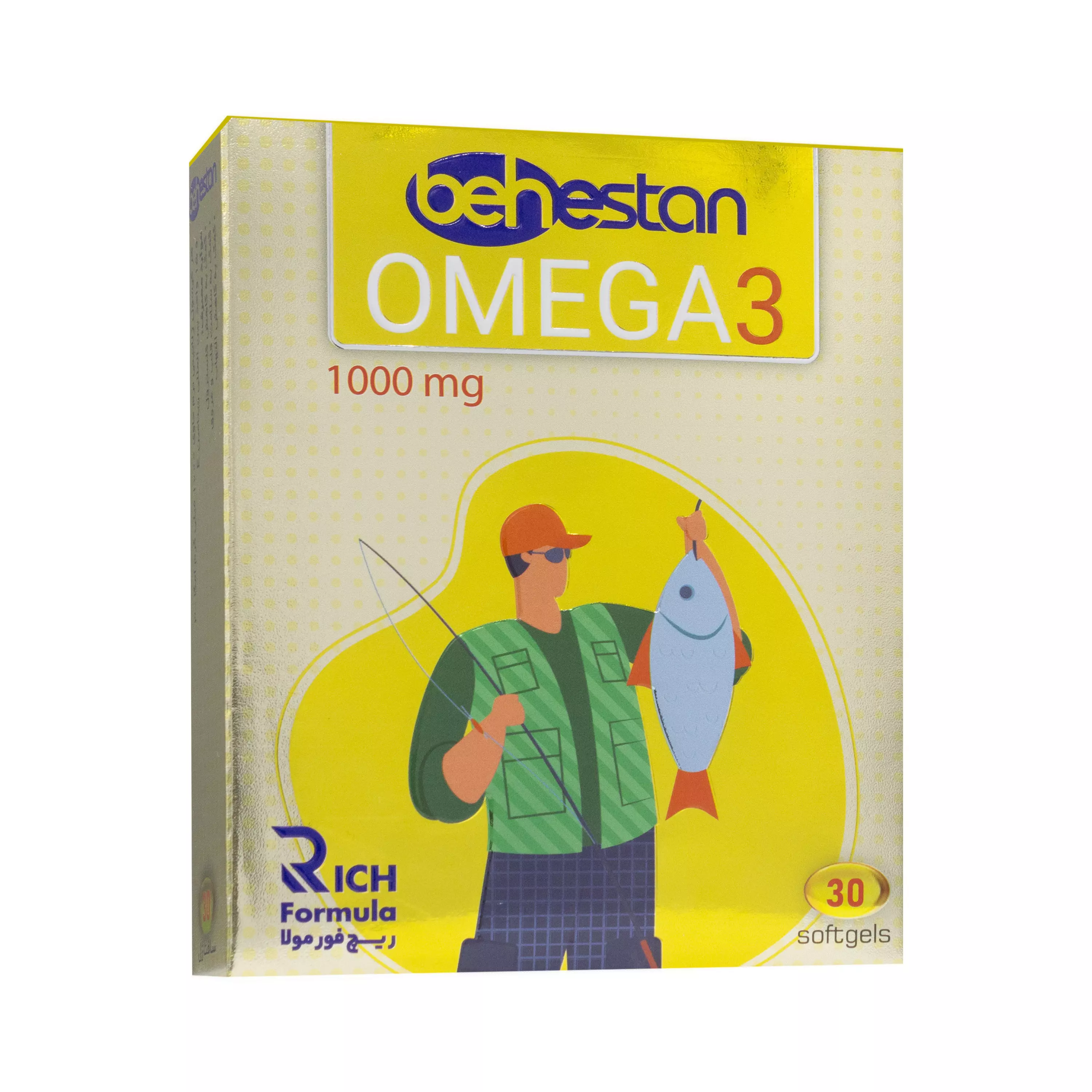 سافت ژل امگا 3 بهستان