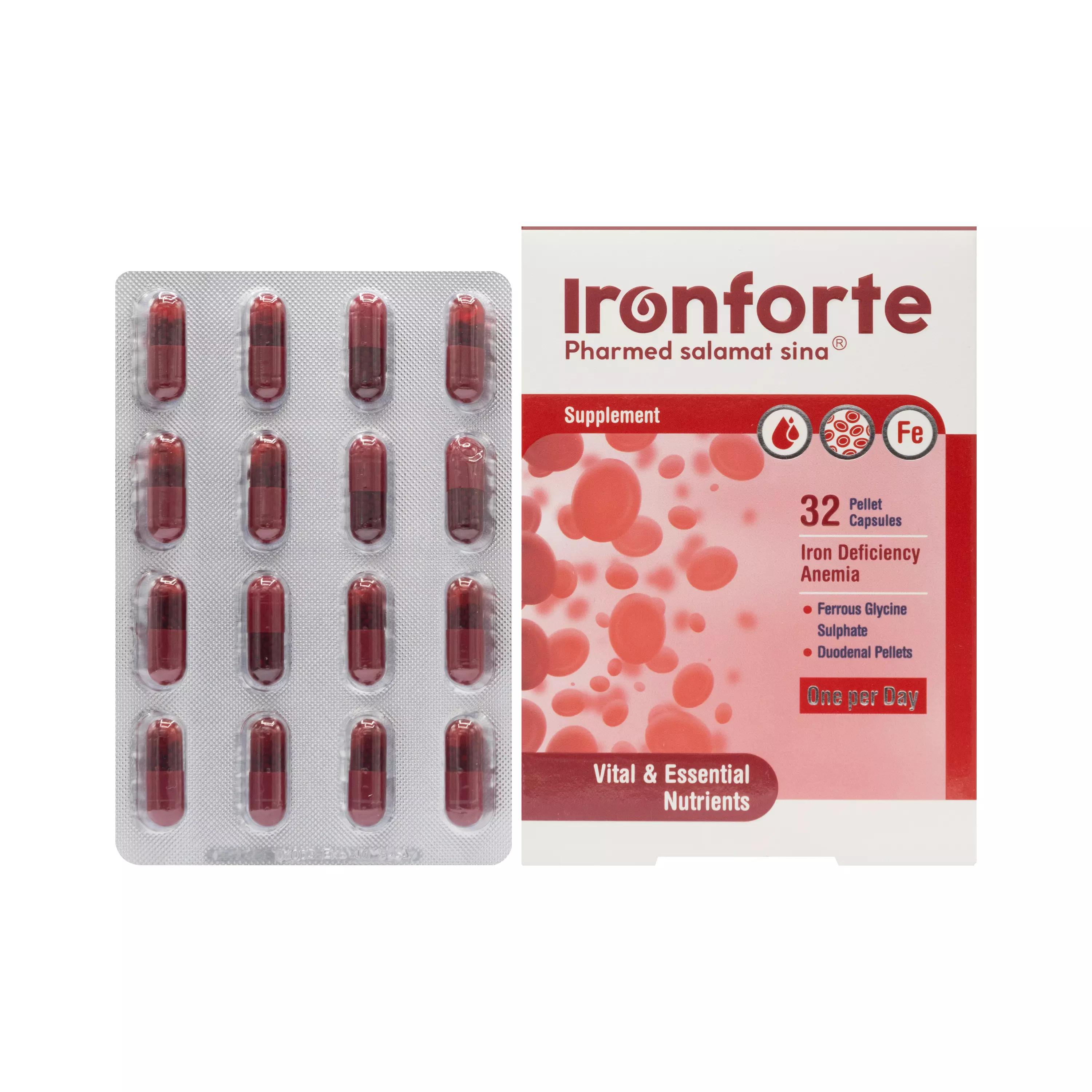 کپسول آیرون فورت فارمد سلامت سینا