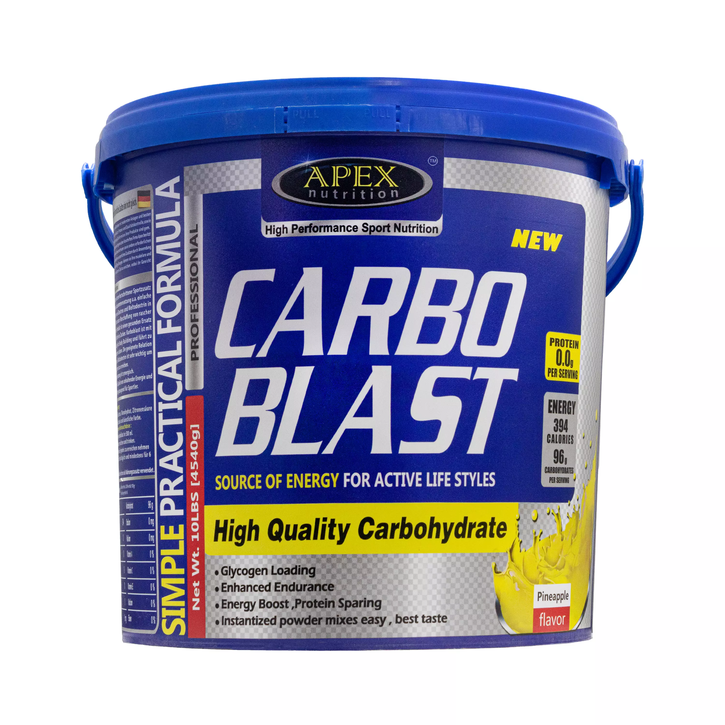 پودر کربو بلاست آناناسی 4540 گرمی اپکس نوتریشن