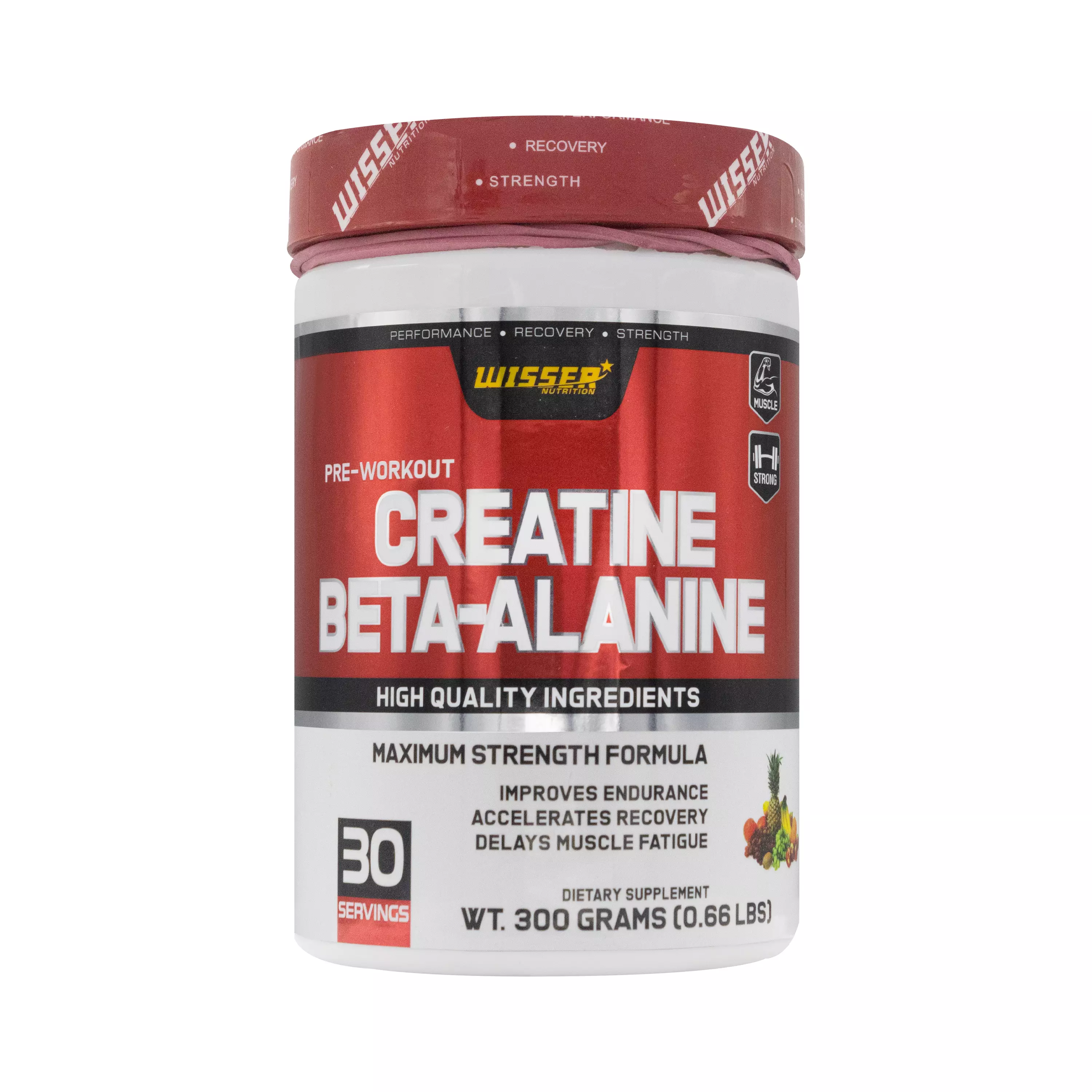 پودر کراتین بتا آلانین طعم میوه ای 300 گرمی ویثر