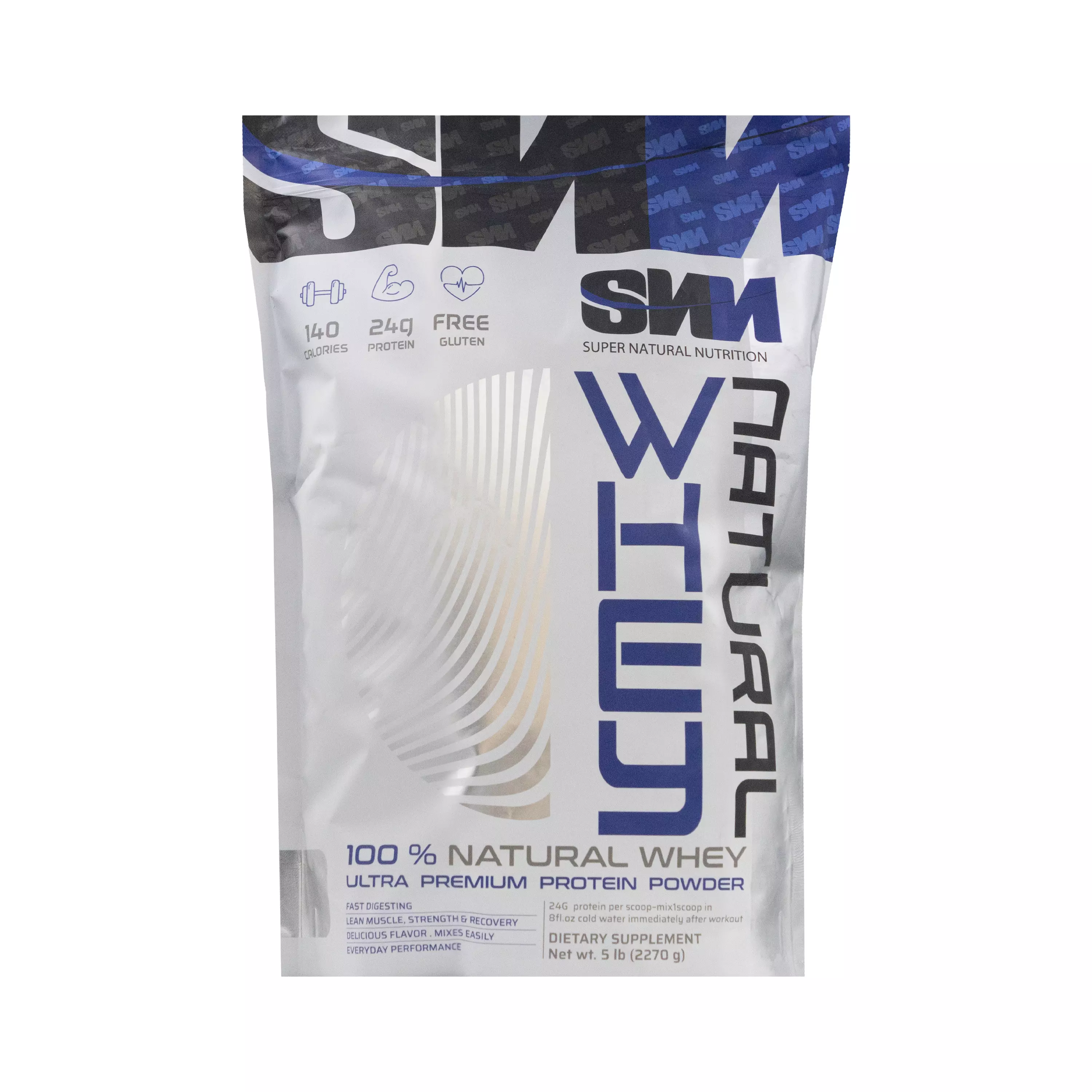 پودر وی سوپر نچرال نوتریشن طعم کوکی کرم 2270 گرمی اس ان ان