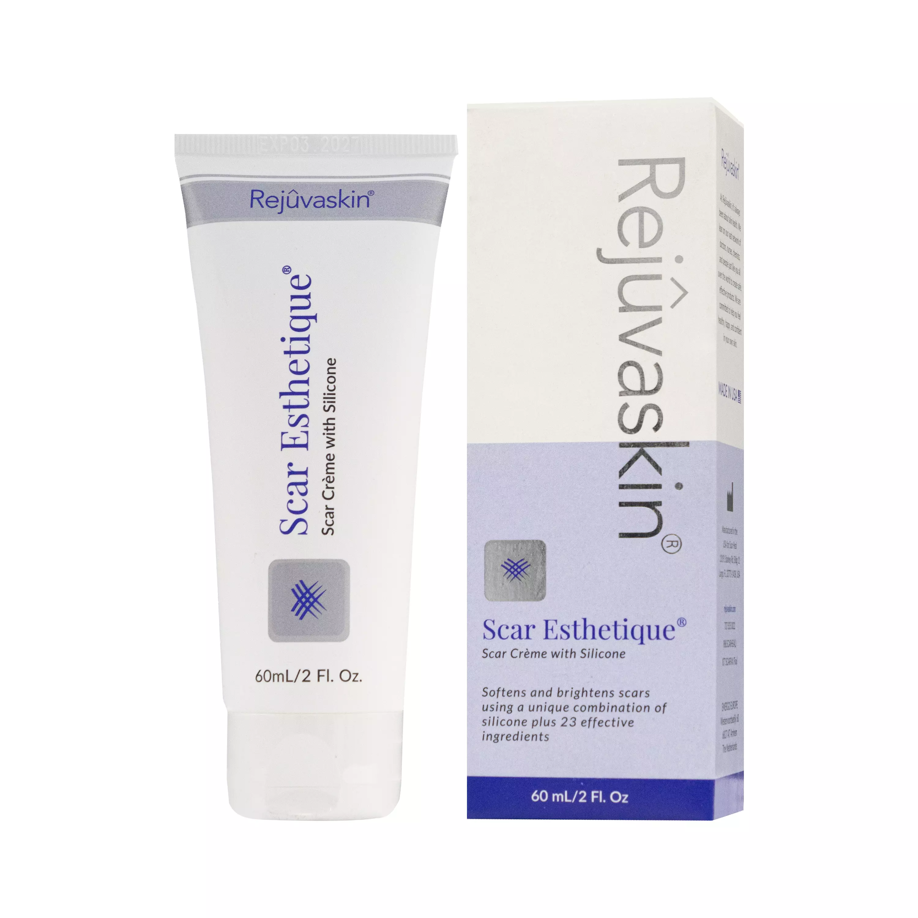 کرم اسکار استاتیک 60 میلی گرم رژوا اسکین