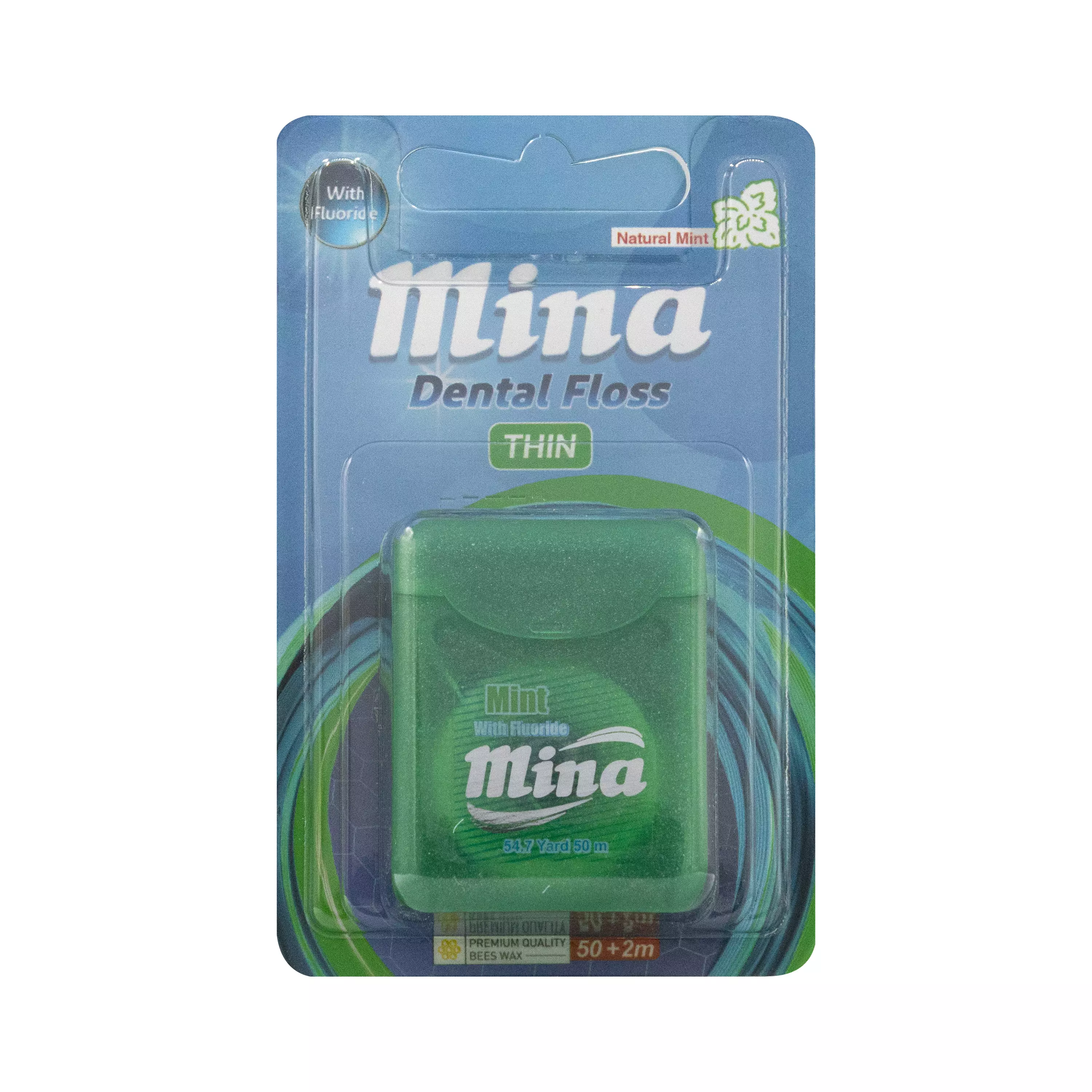 نخ دندان نازک با طعم نعناع 50 متری مینا