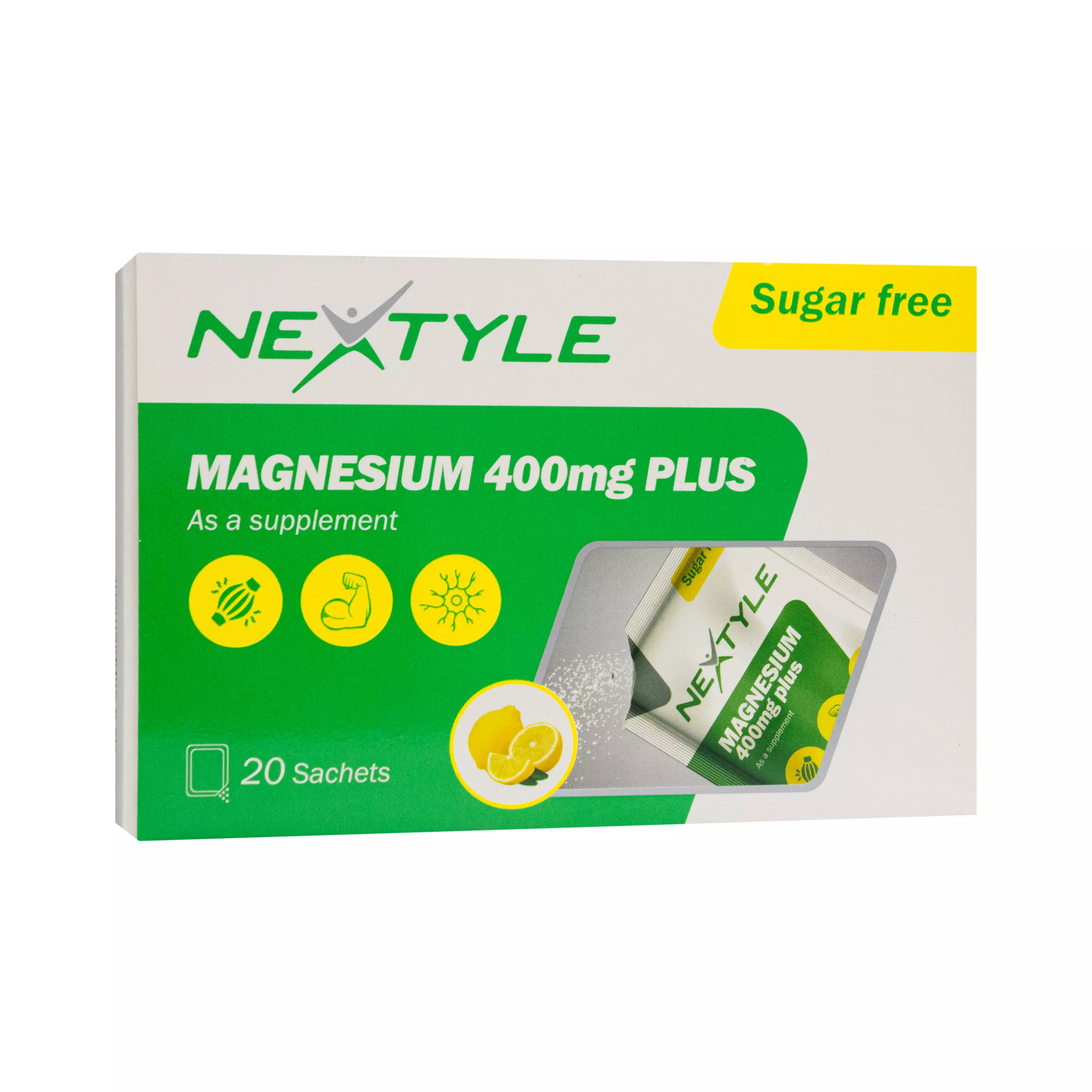 ساشه منیزیم 400 میلی گرم 20 عددی نکستایل