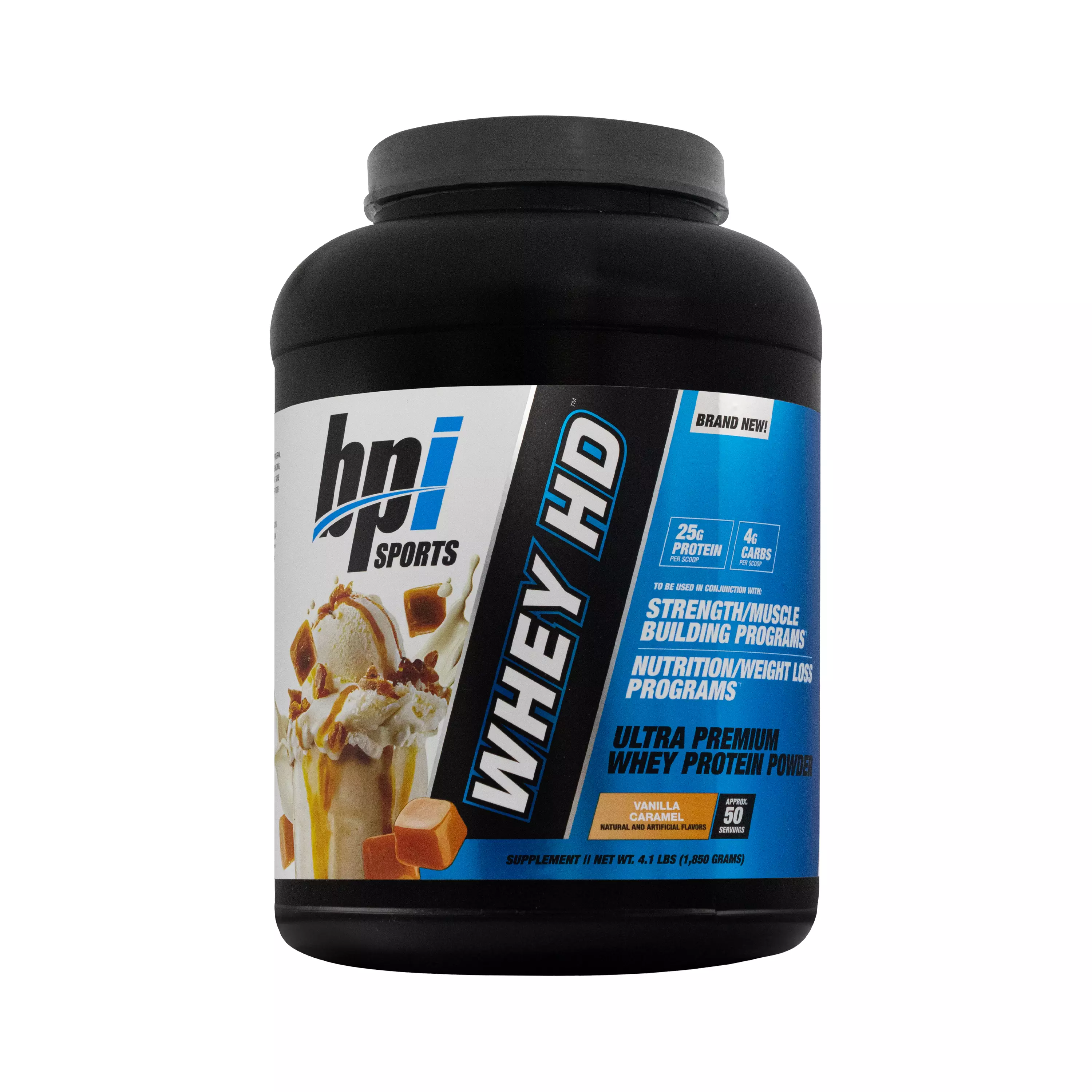 پودر وی اچ دی وانیل کارامل 1850 گرمی بی پی آی اسپورت