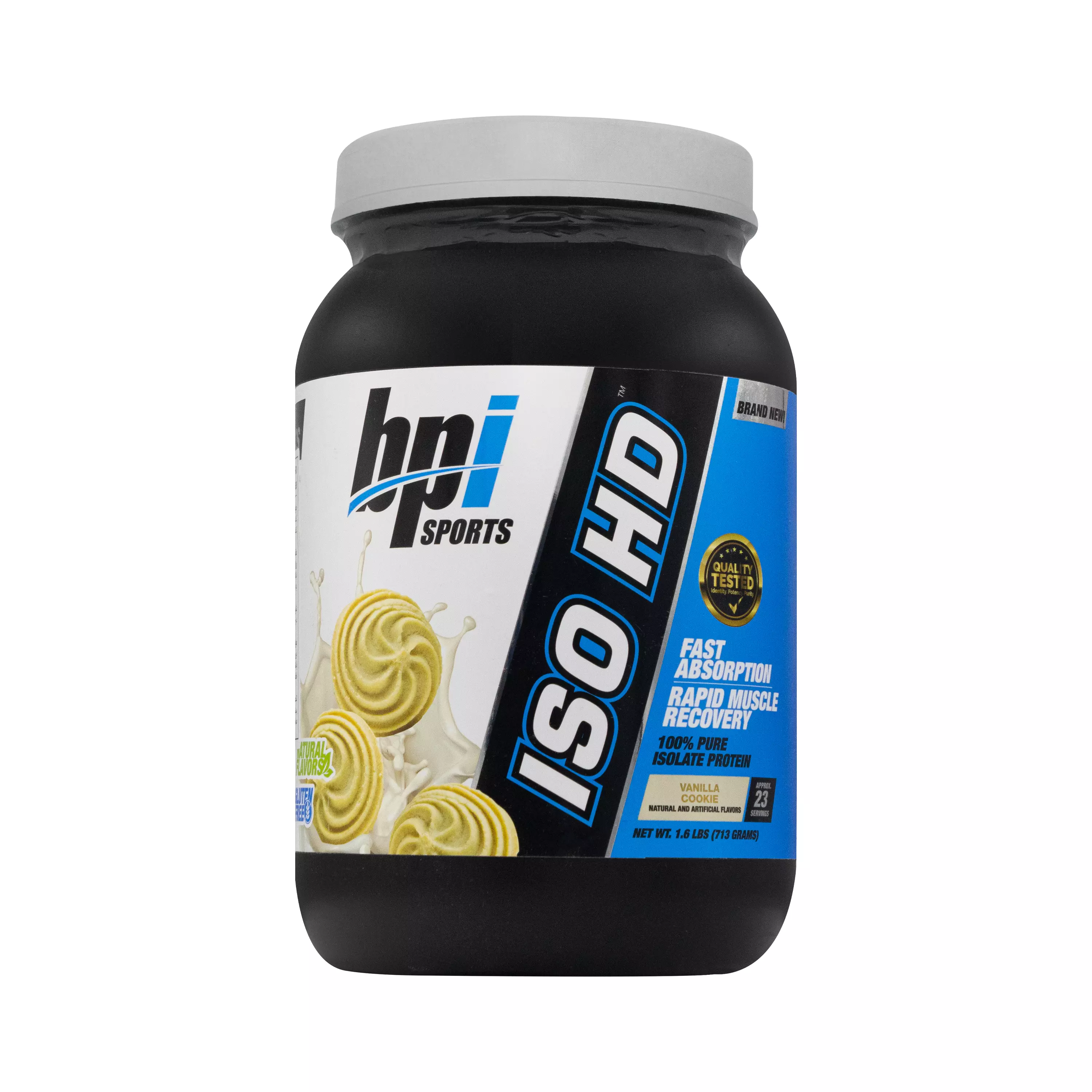 پودر وی ایزو اچ دی طعم بیسکوییت وانیلی 713 گرمی بی پی آی اسپورت