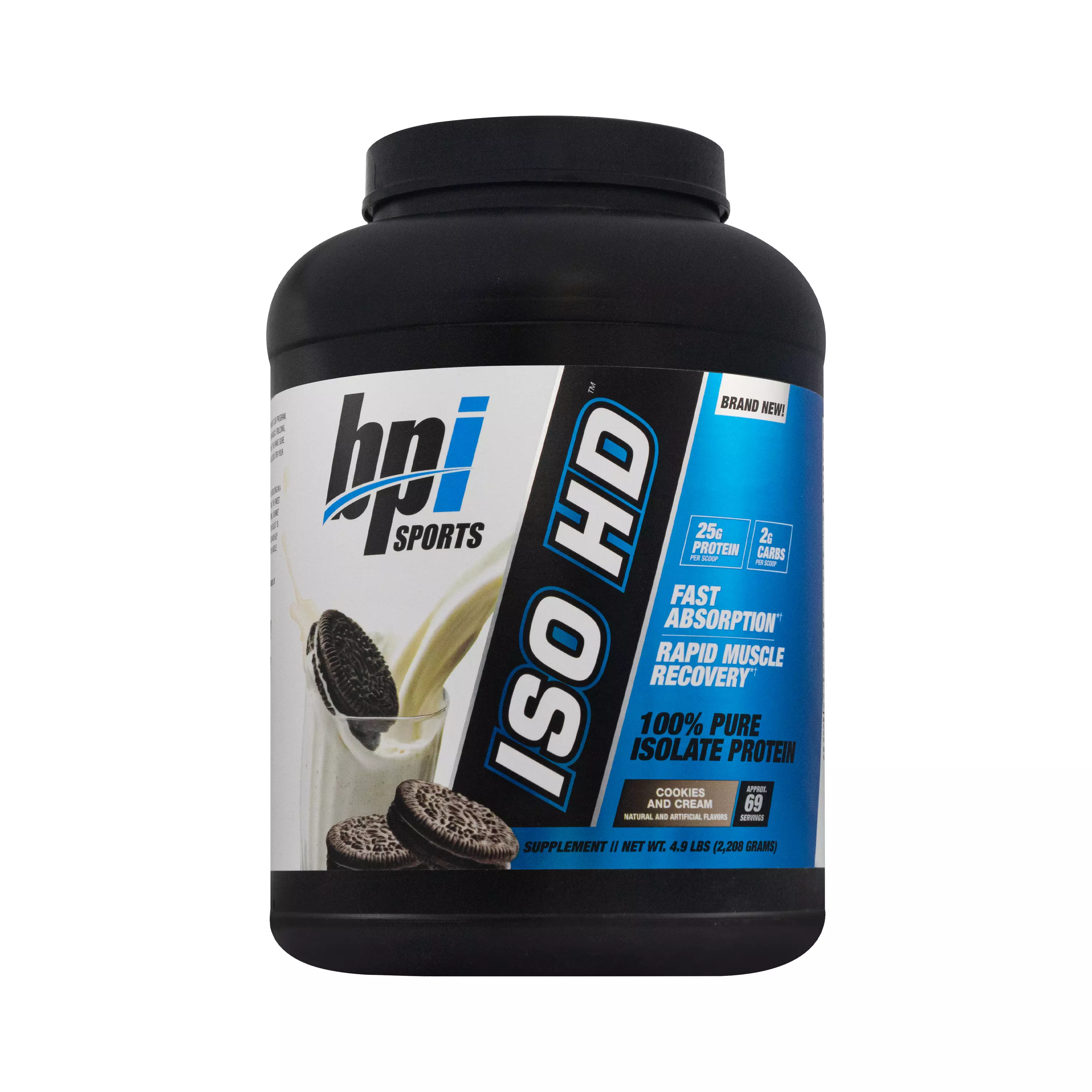 پودر وی ایزو اچ دی طعم بیسکوئیت کرمی 2208 گرمی بی پی آی اسپورت