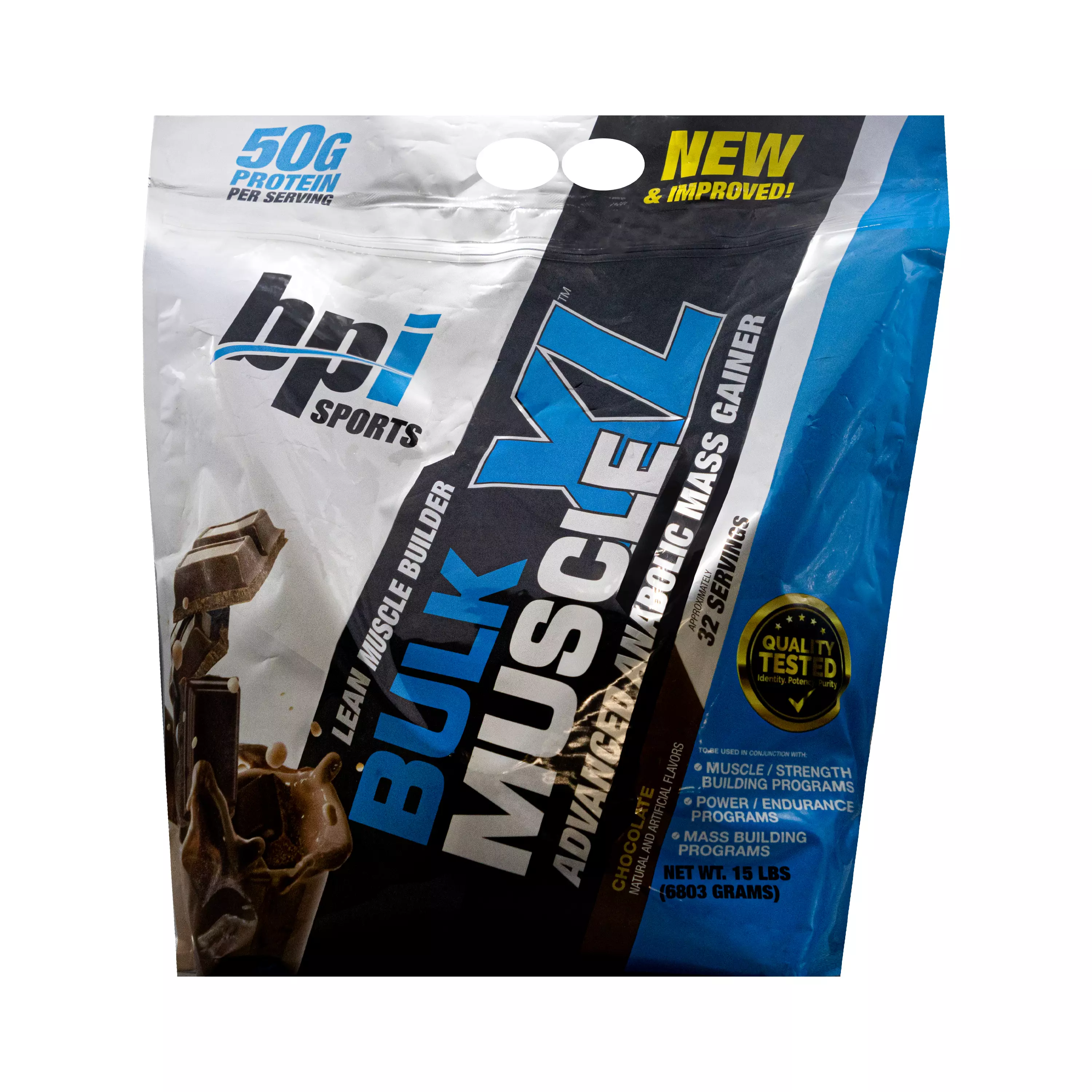 پودر بالک ماسل طعم شکلاتی 6803 گرمی بی پی آی اسپورت