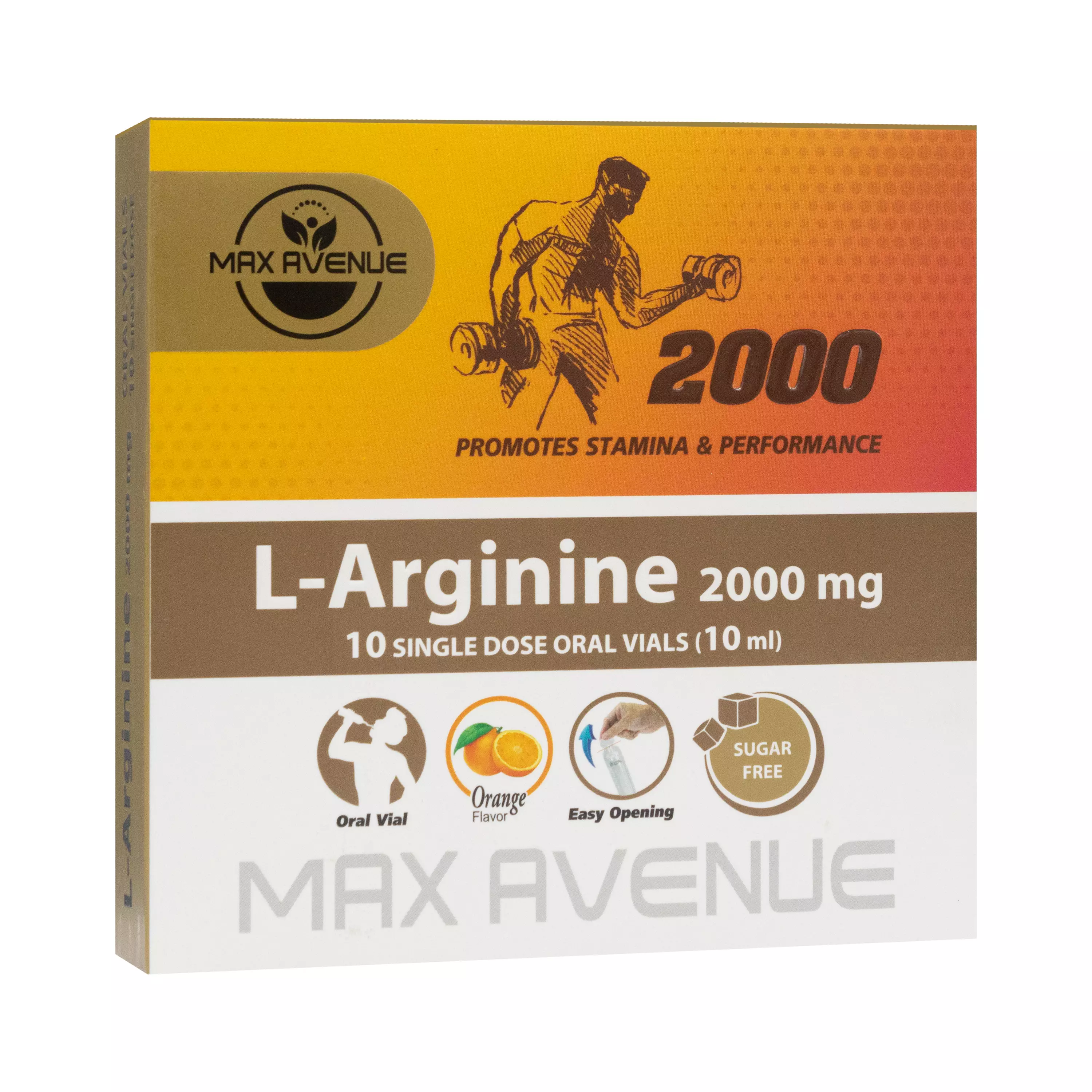 ویال ال آرژنین 2000 پرتقالی 10 عددی وانا دارو گستر