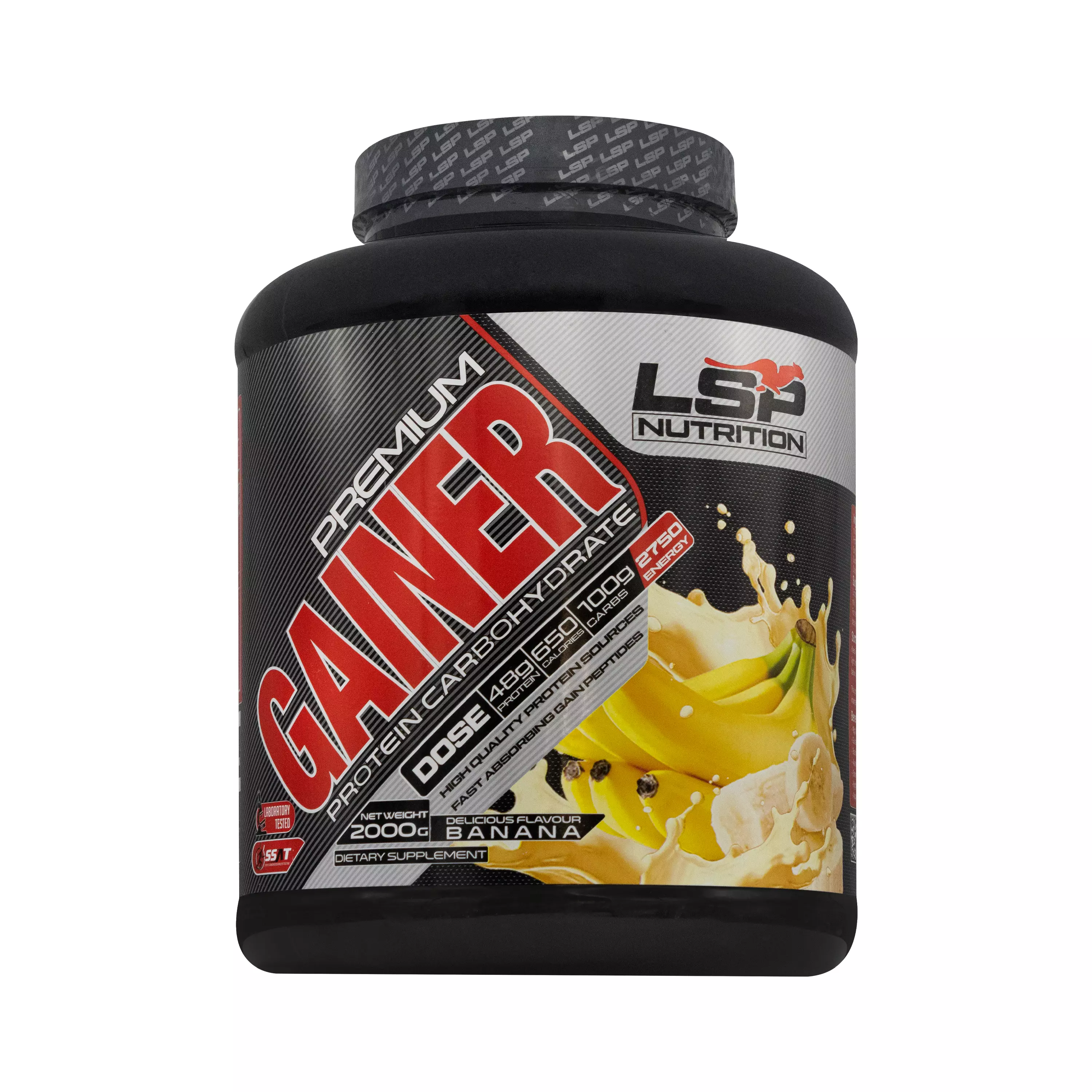 پودر گینر طعم موز  2000 گرمی ال اس پی