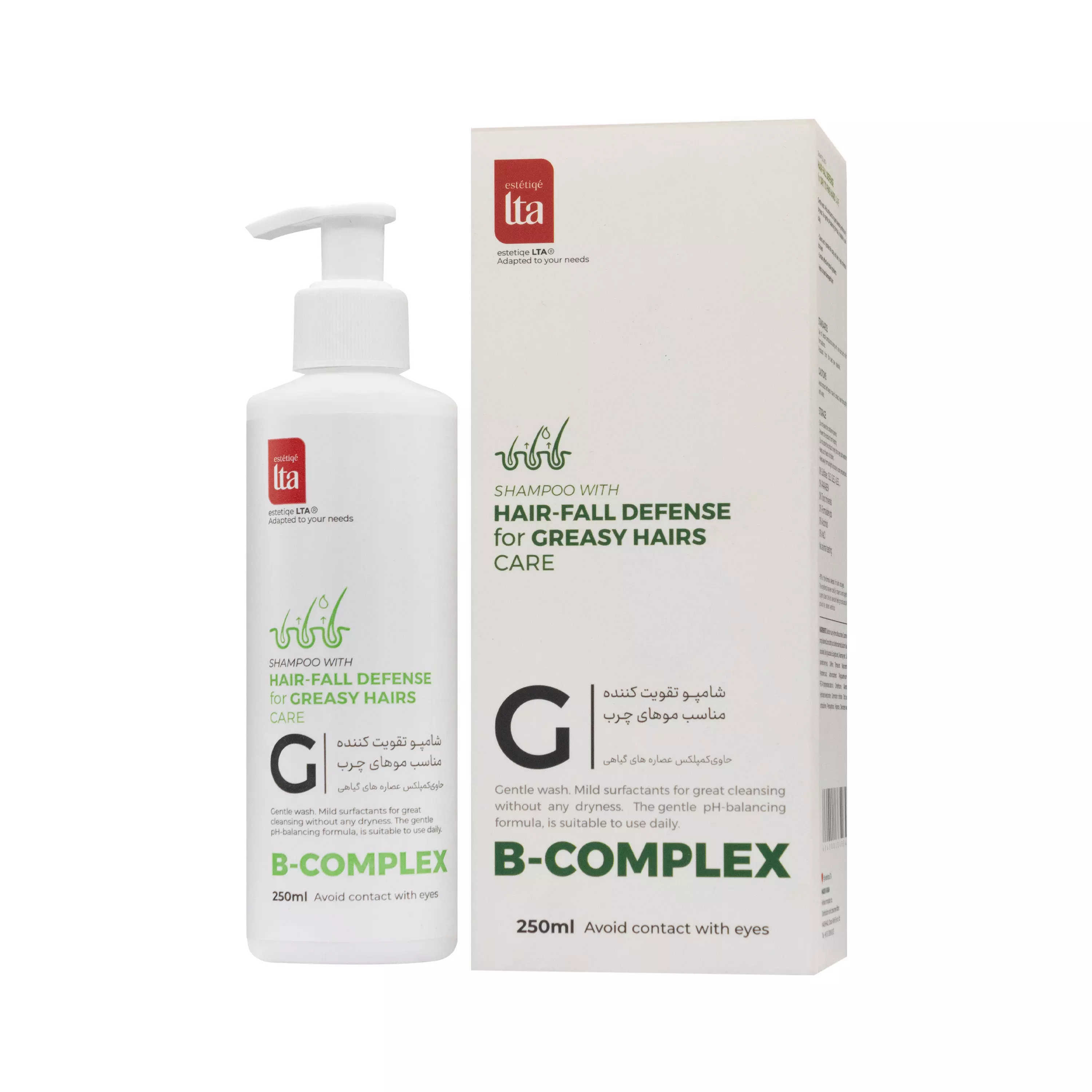شامپو تقویت کننده G موهای چرب استتیک التا