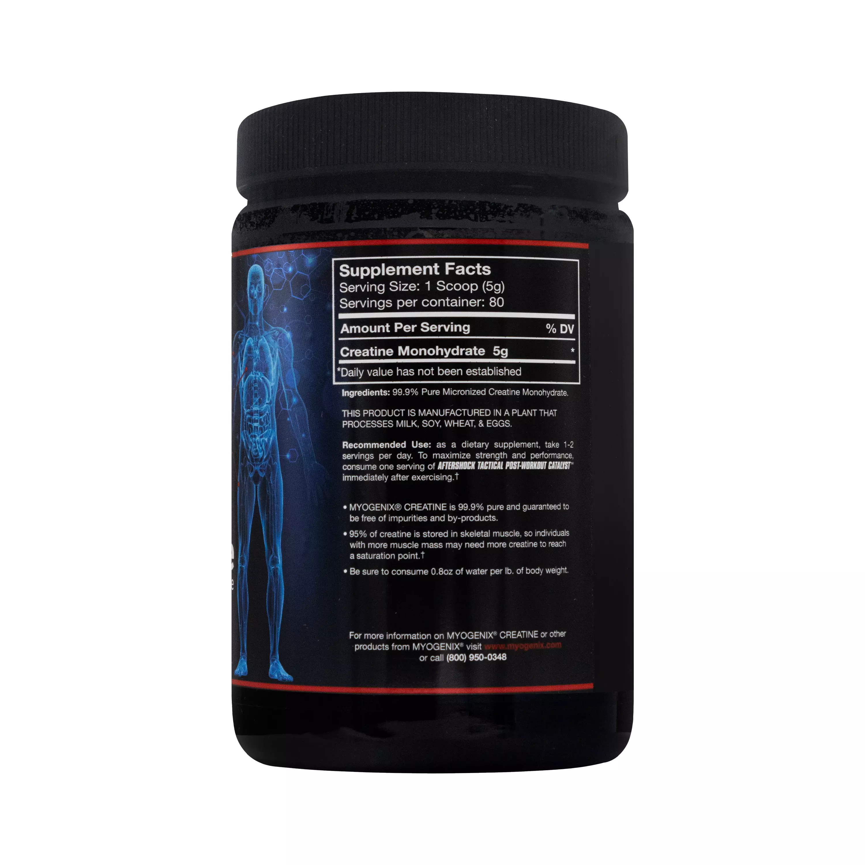 پودر کراتین مونوهیدرات 400 گرمی مایوجنیکس