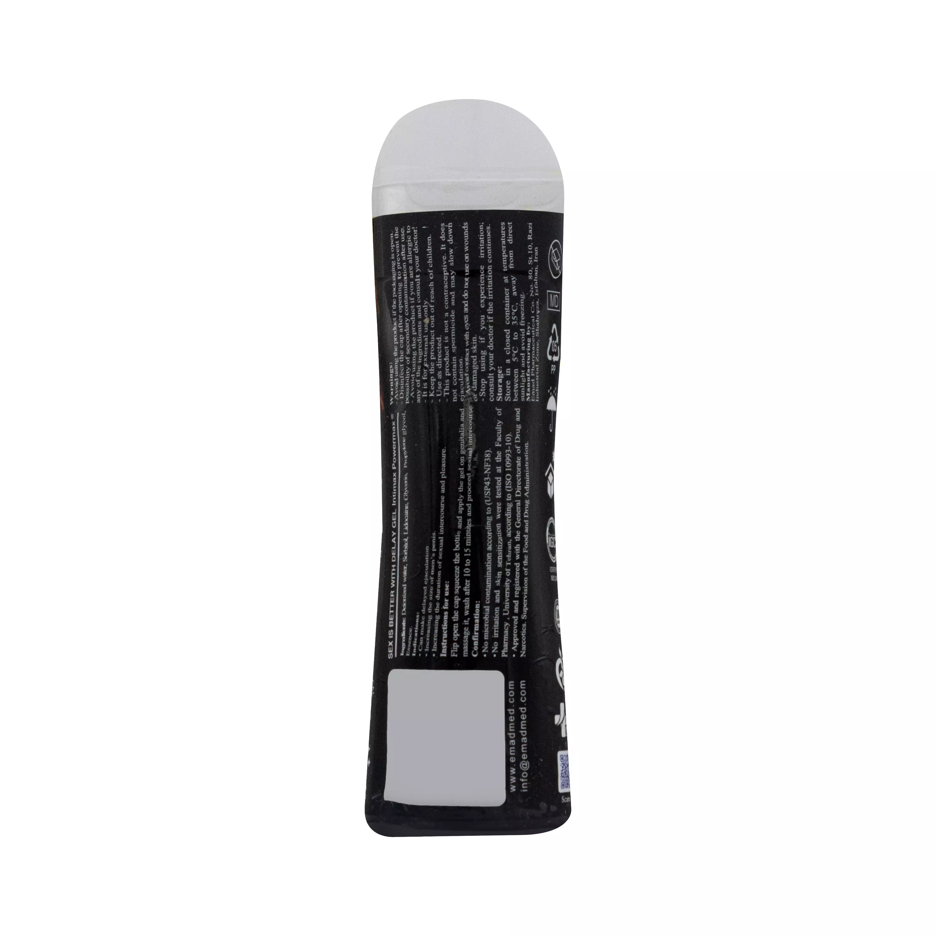 ژل تاخیری و حجم دهنده مشکی پلی دبل ایکس اینتیمکس