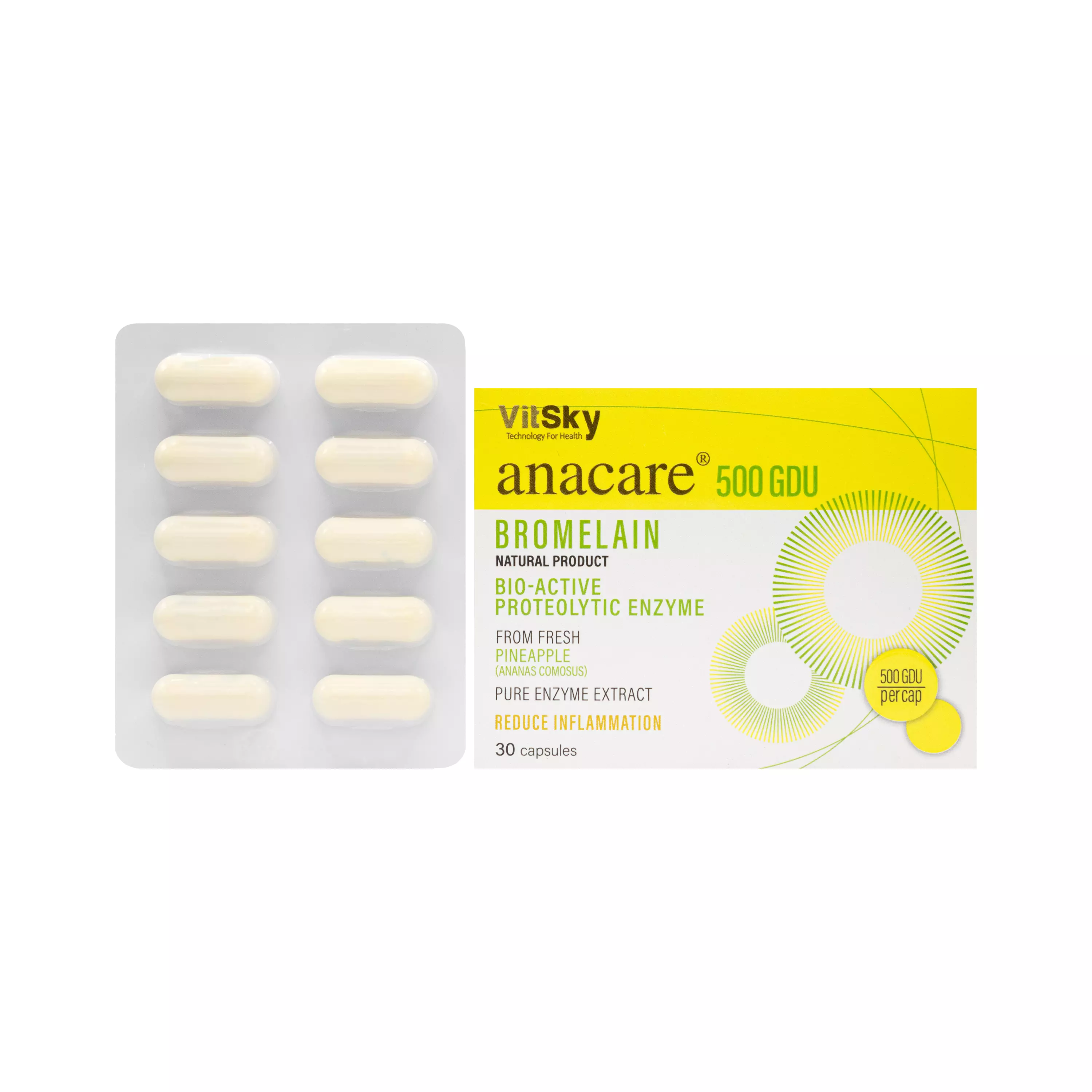 کپسول آناکر 500 جی دی یو ویت اسکای