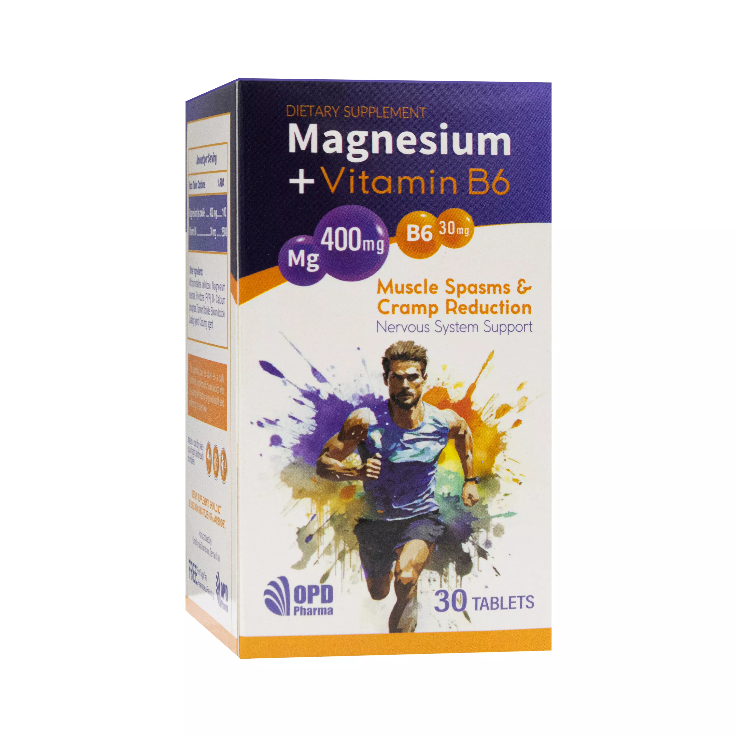 قرص منیزیم و ویتامین ب 6 او پی دی فارما