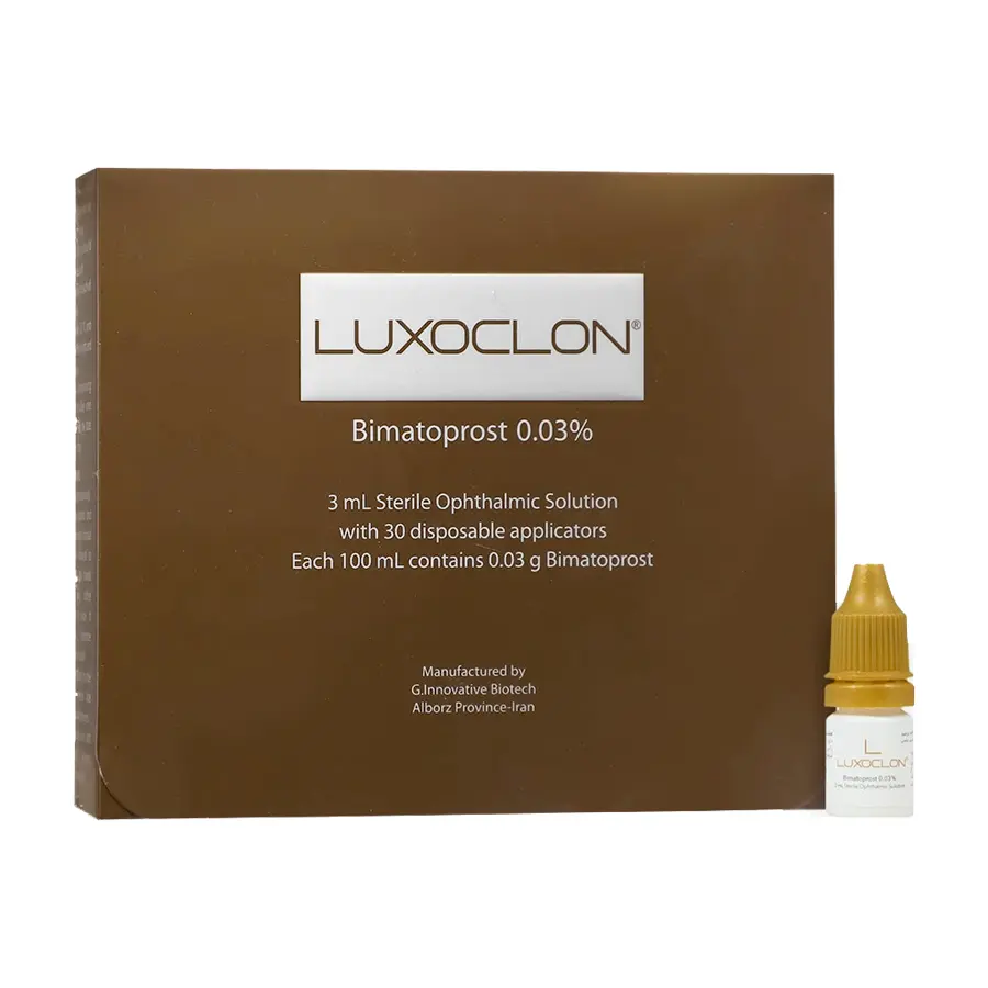 محلول تقویت مژه و ابرو بیماتوپروست 0.03 درصد لوکسوکلون